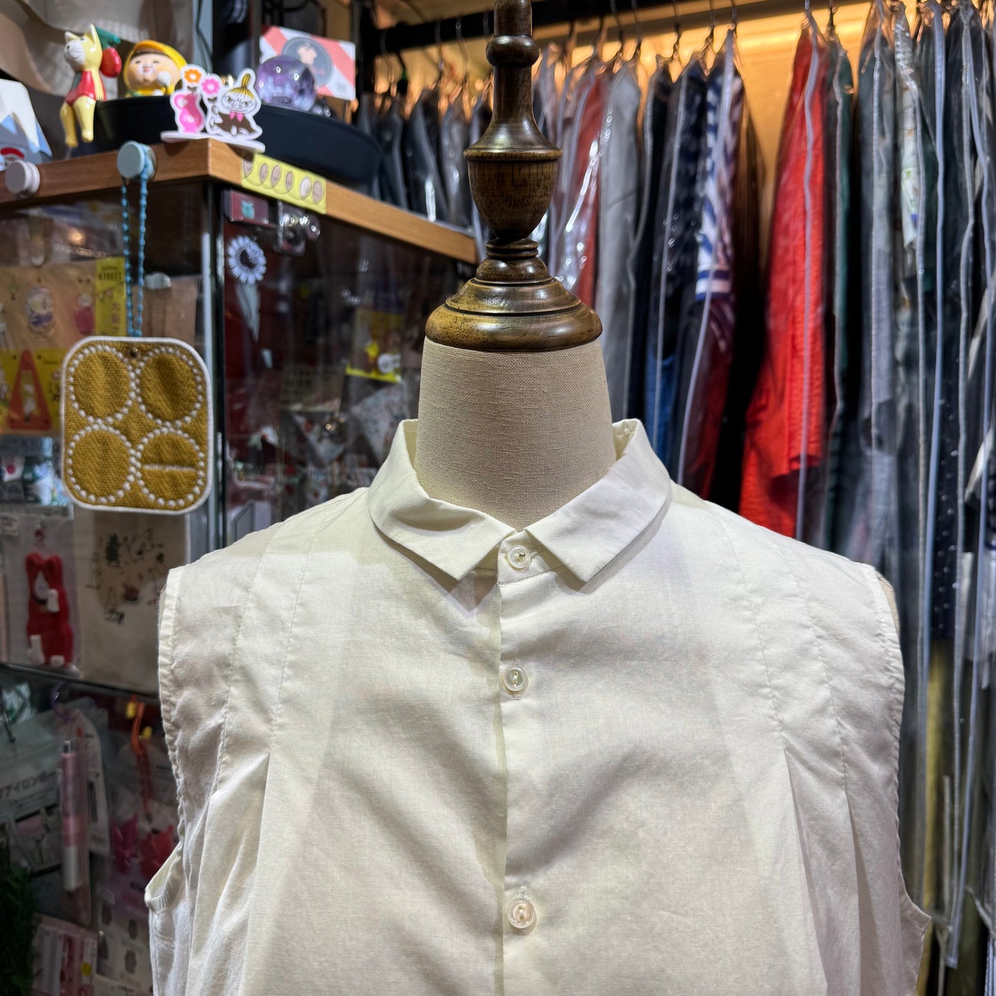 VM White Vest Top, made in Japan