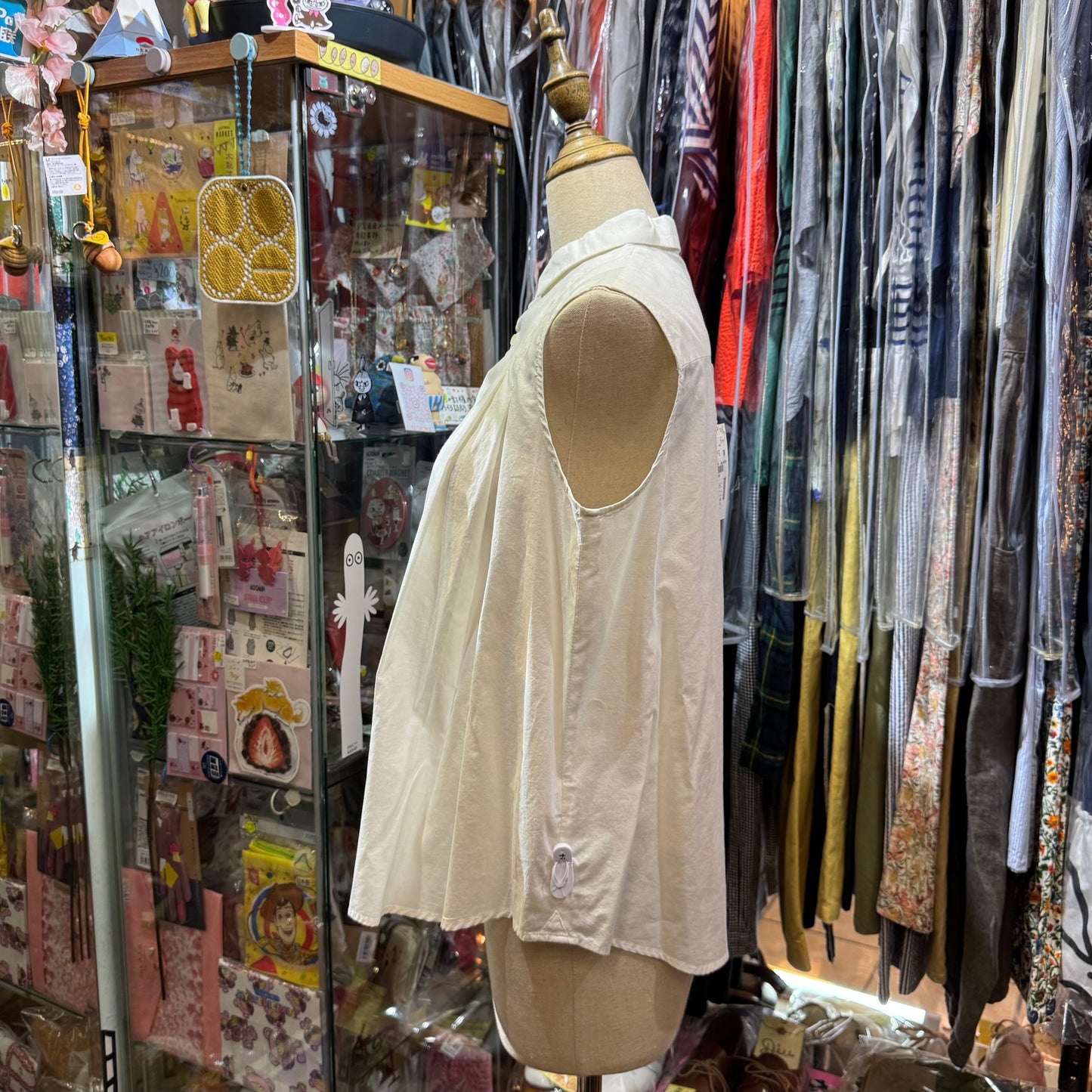 VM White Vest Top, made in Japan