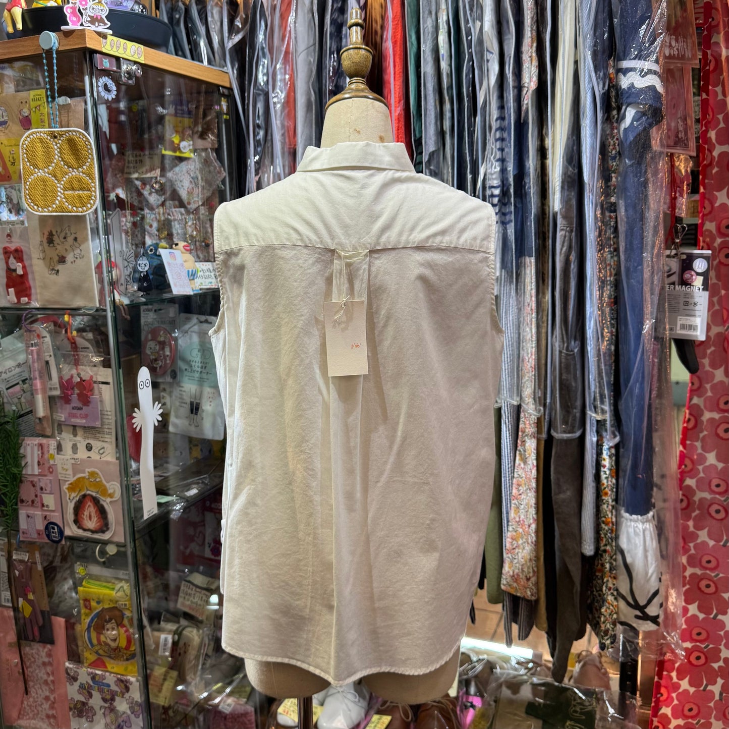 VM White Vest Top, made in Japan