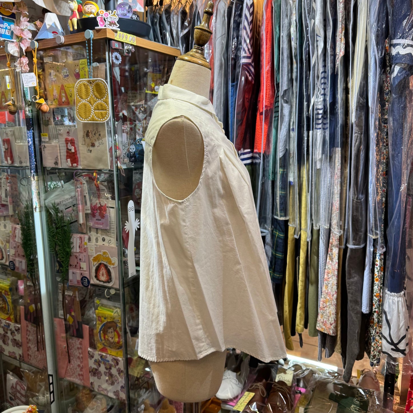 VM White Vest Top, made in Japan