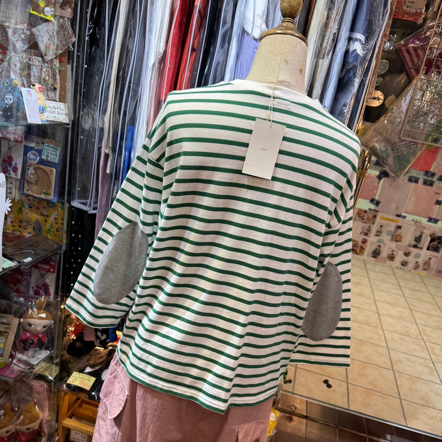 Sale- Ynir Striped T-shirt, 3 Colors, made in Japan