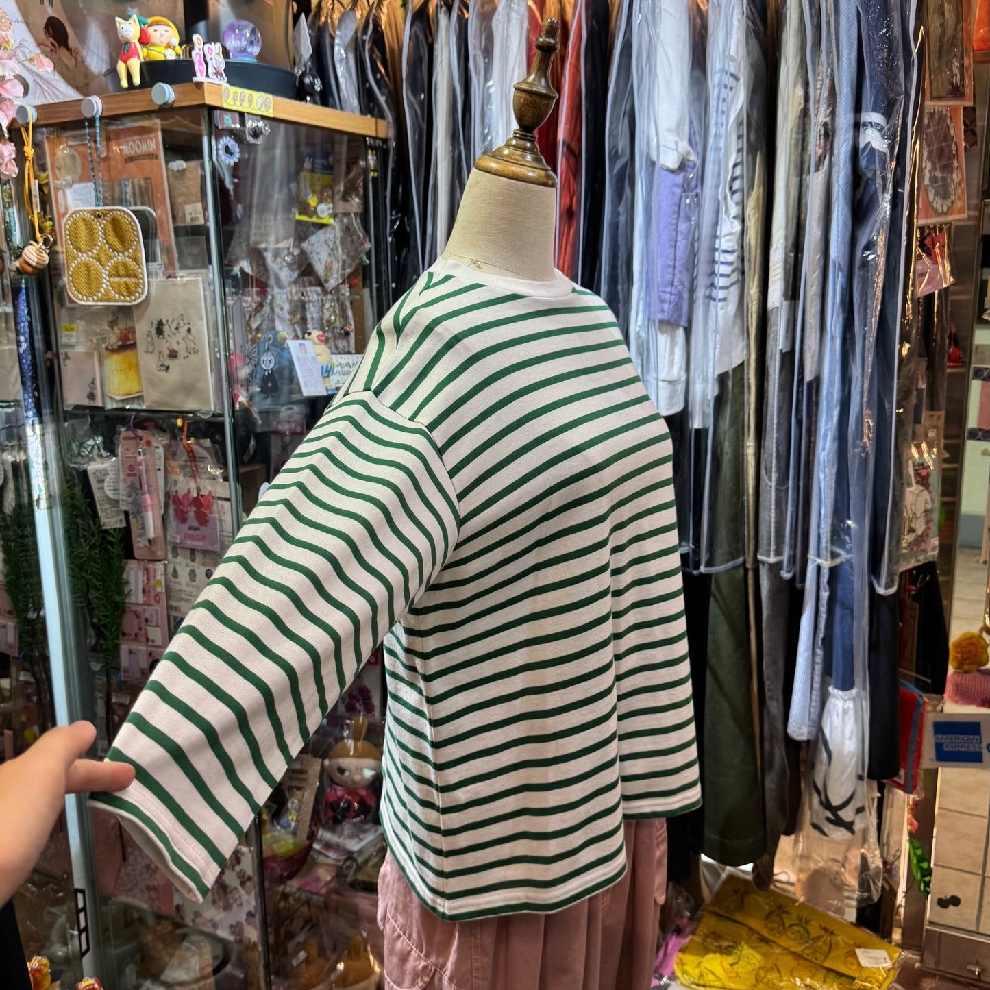 Sale- Ynir Striped T-shirt, 3 Colors, made in Japan