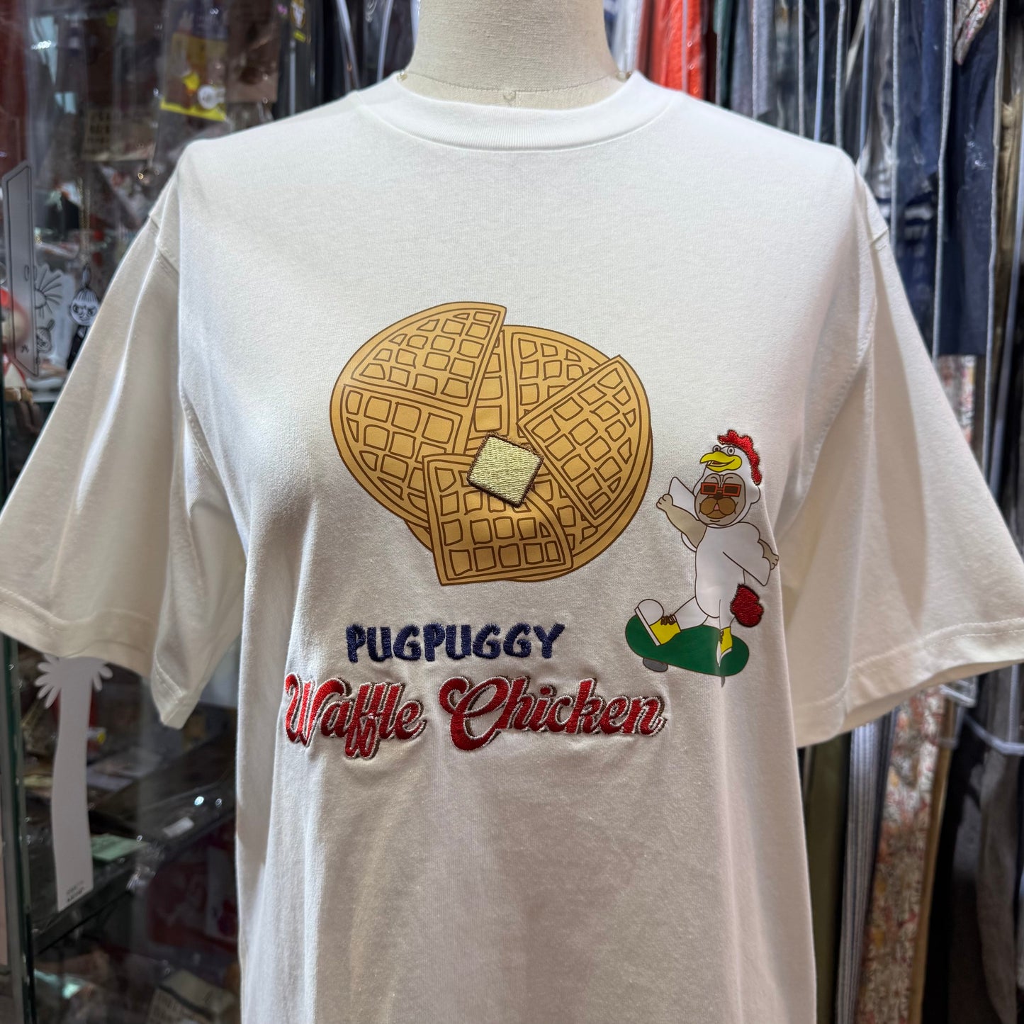 Humarous Waffle T-shirt, 2 Colors
