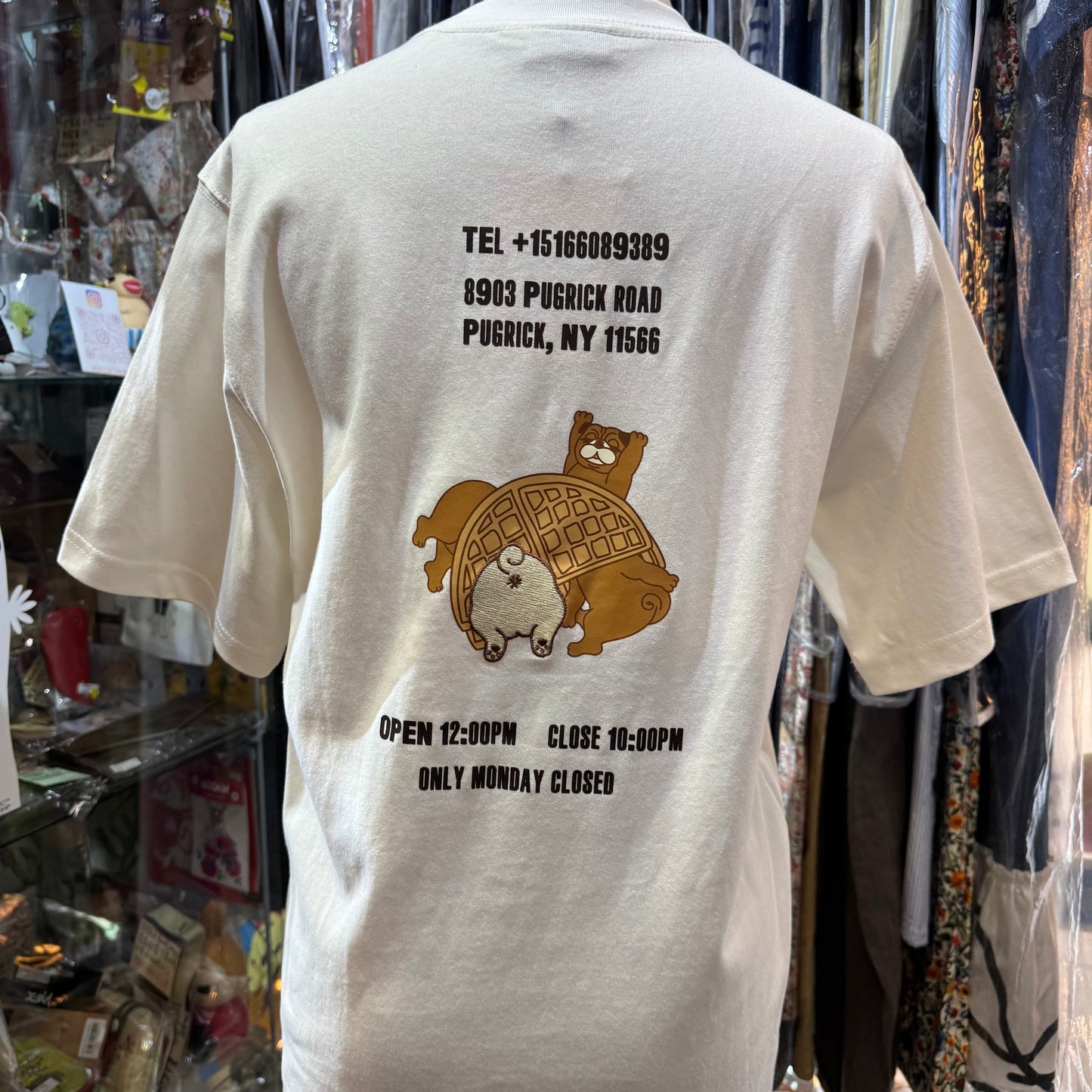 Humarous Waffle T-shirt, 2 Colors