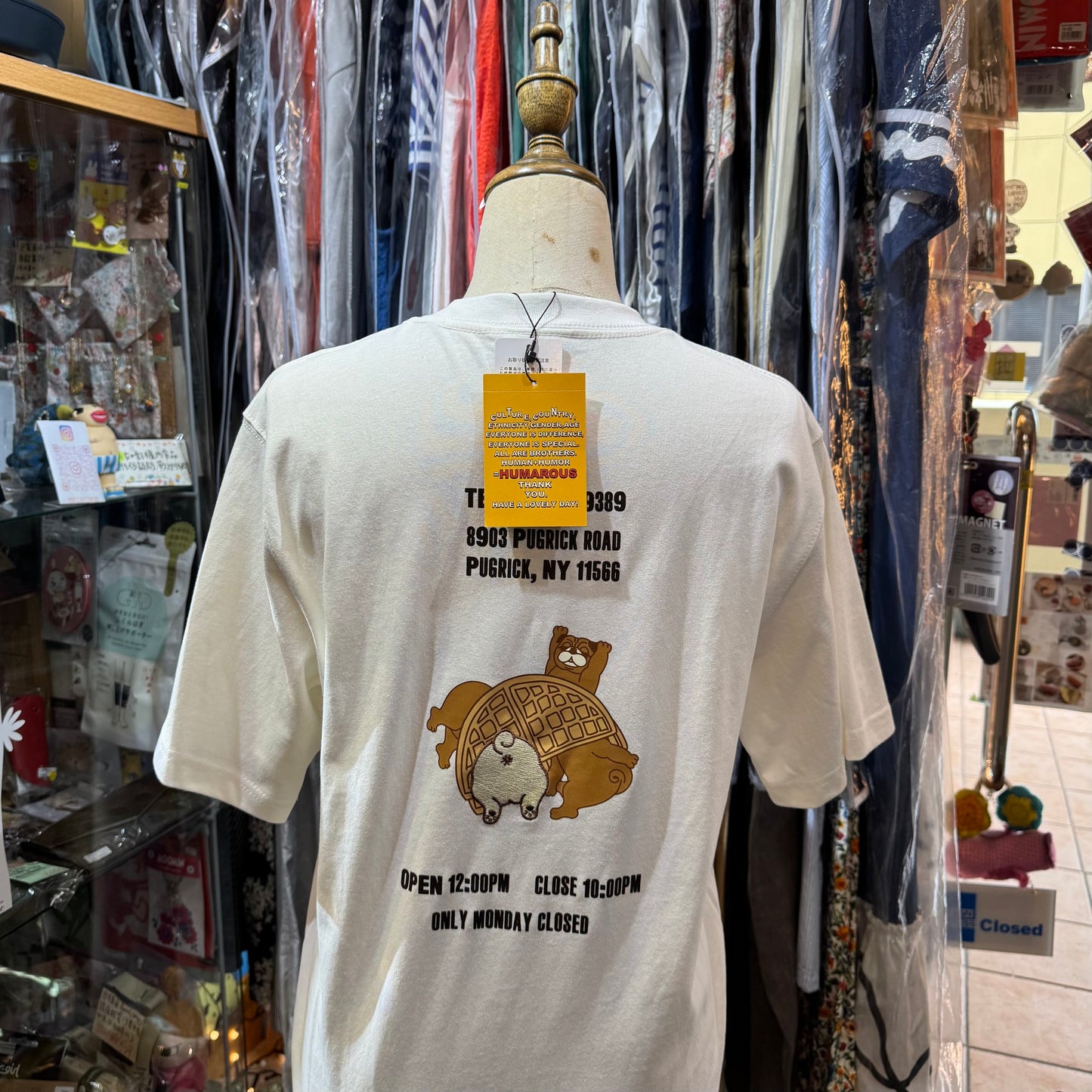 Humarous Waffle T-shirt, 2 Colors