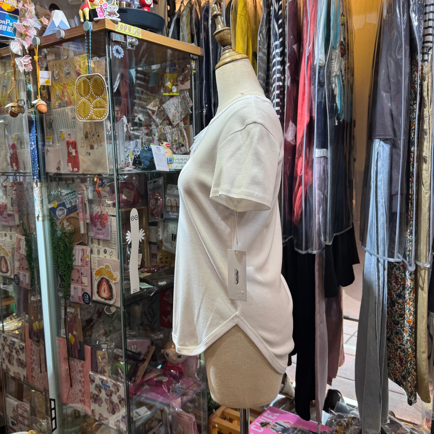 Hiromithistle White Frill Top, made in Japan