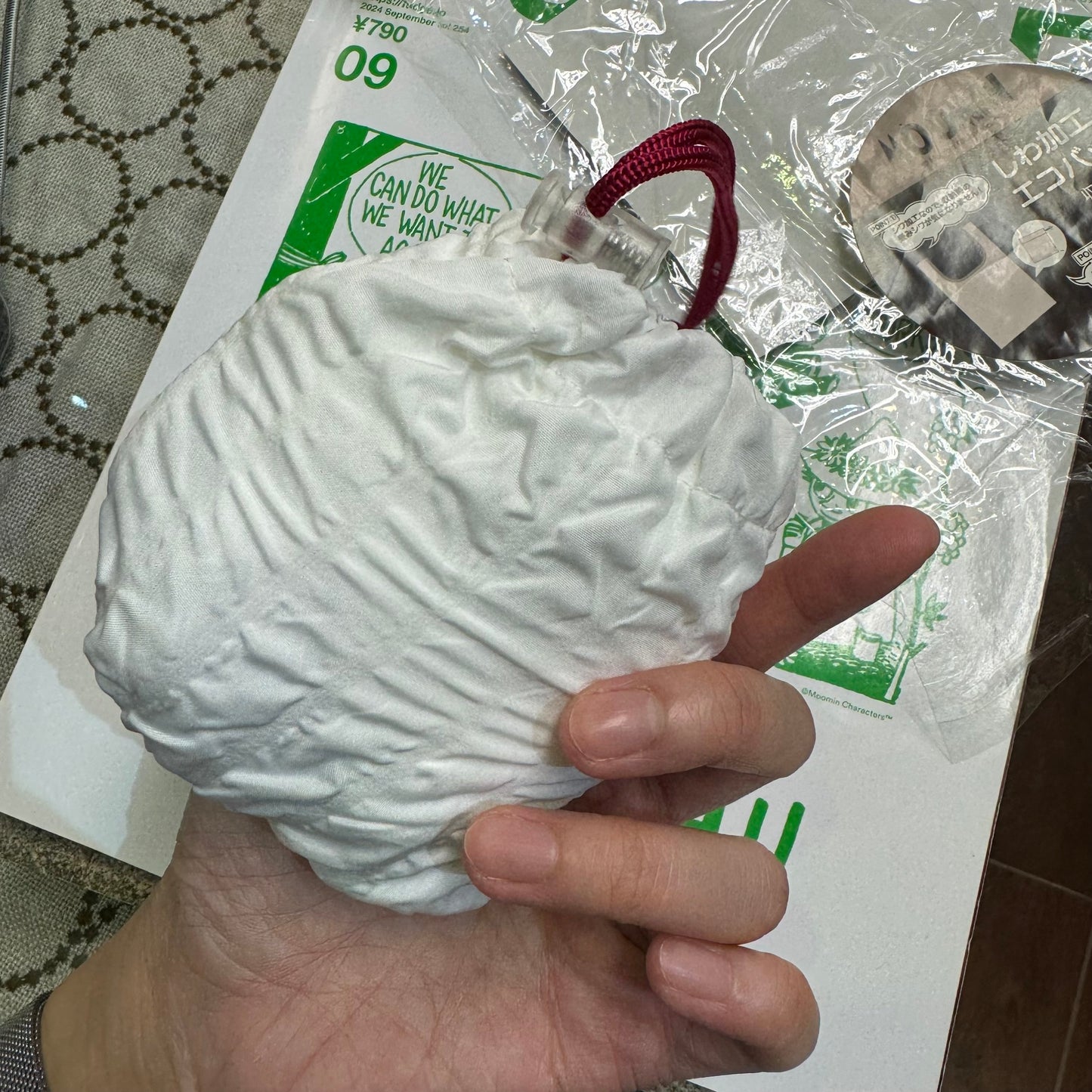 Little My White Embroidery ECO Bag