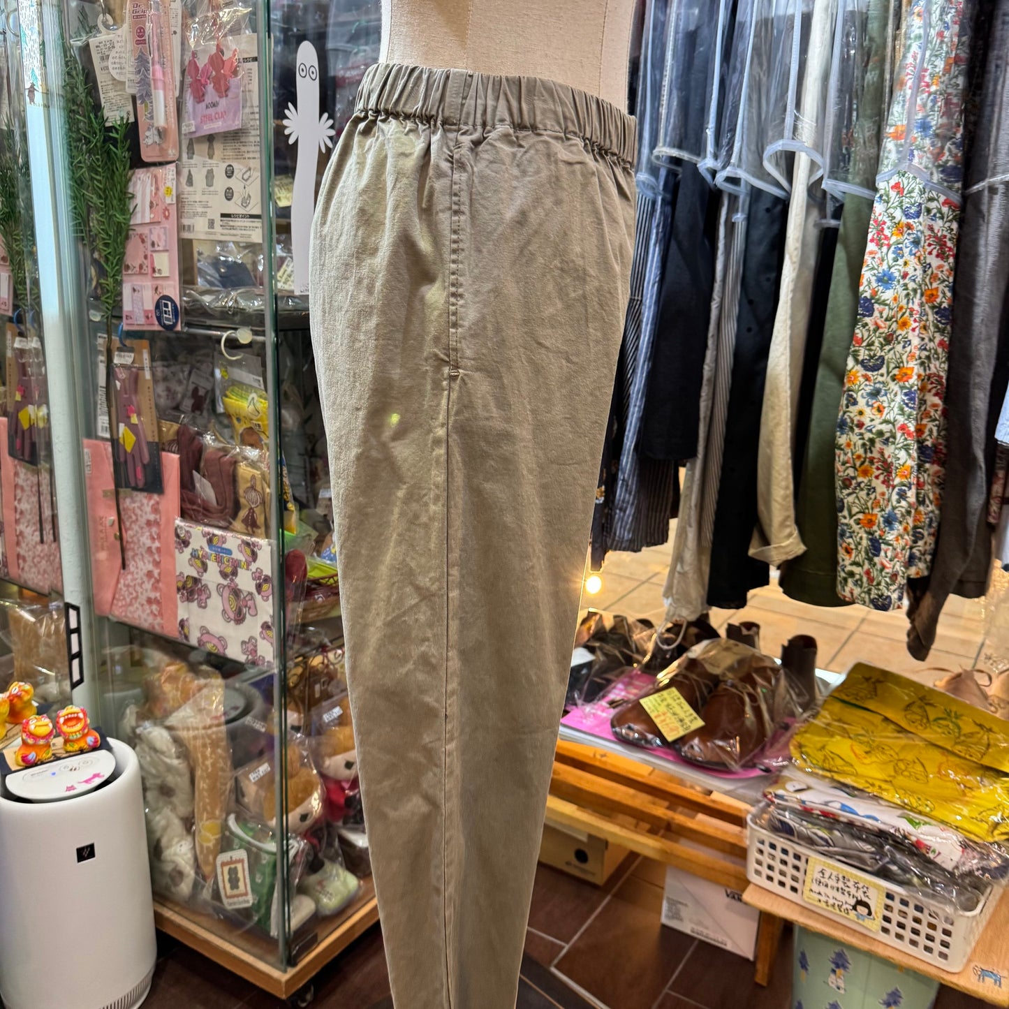 Sale- Diaries Charcoal Slim-cut Pants, made in Japan