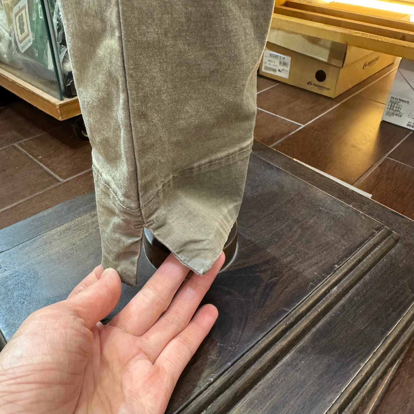 Sale- Diaries Charcoal Slim-cut Pants, made in Japan