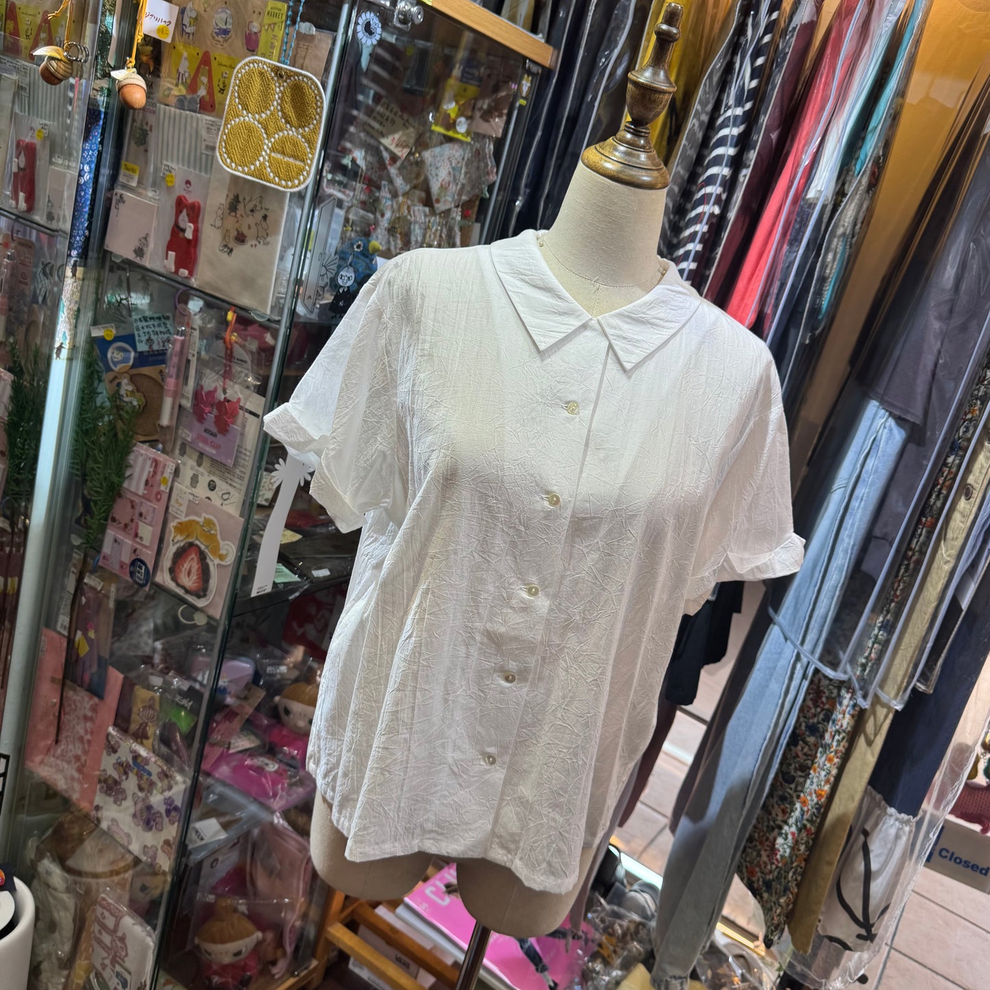 Mizuiro Ind White Shirt, made in Japan