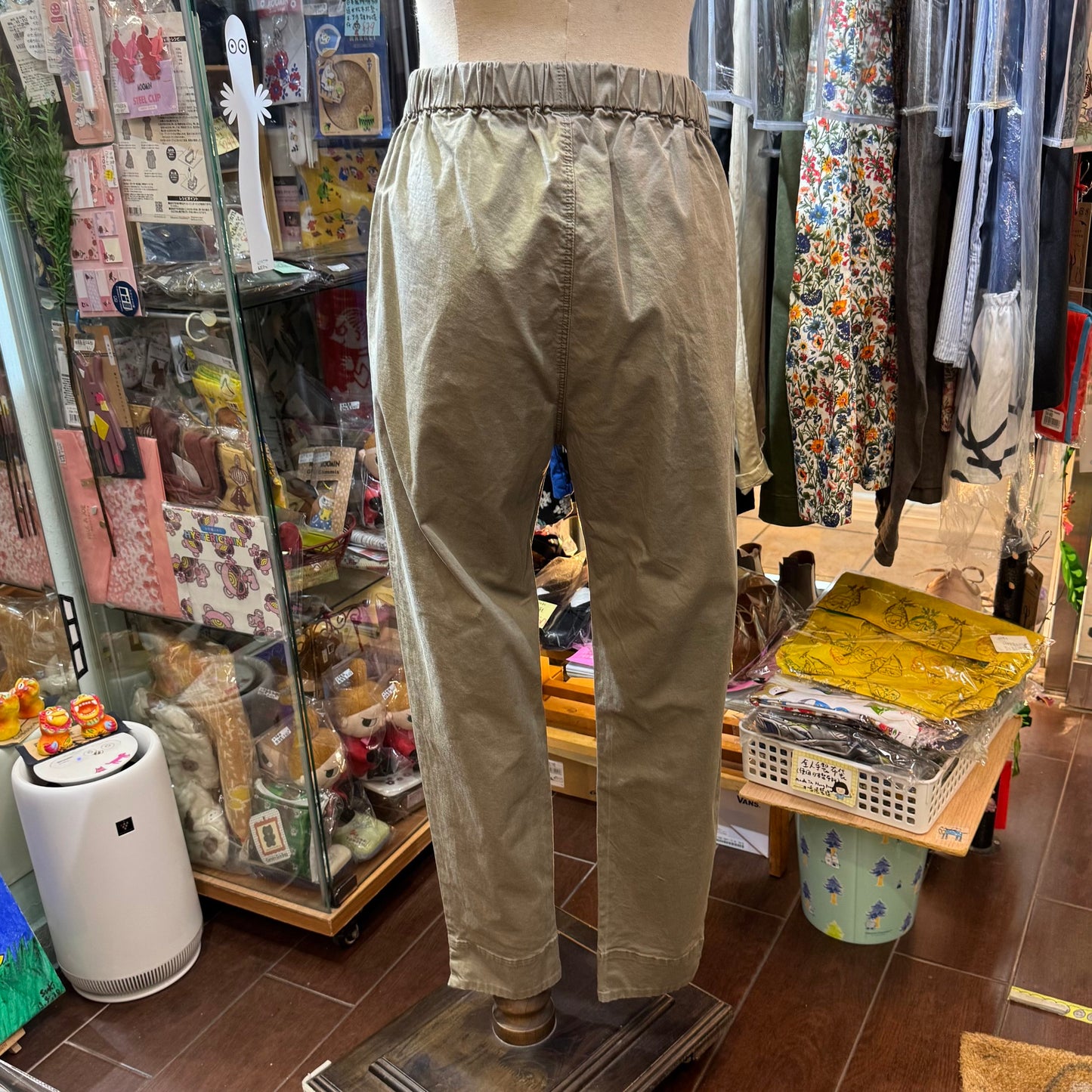 Sale- Diaries Charcoal Slim-cut Pants, made in Japan