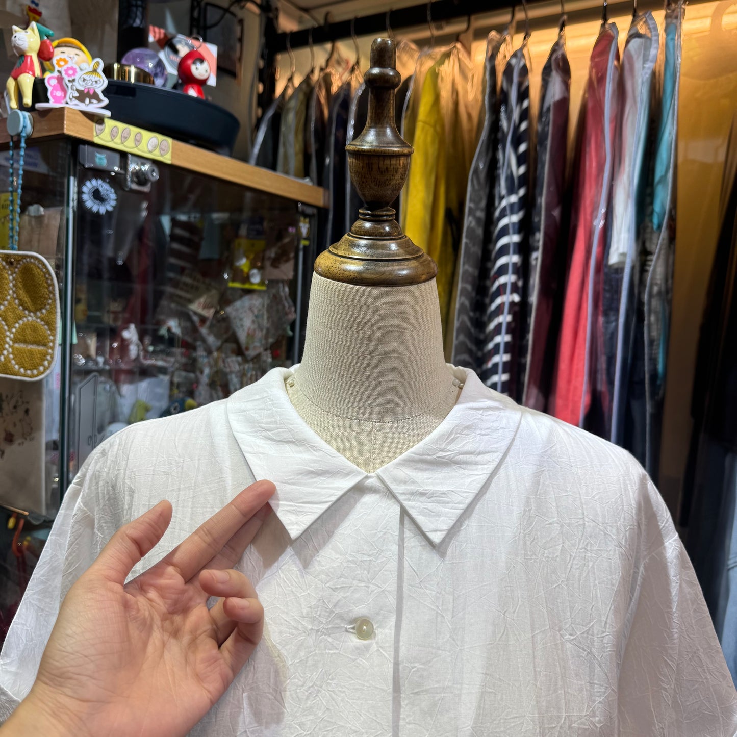 Mizuiro Ind White Shirt, made in Japan