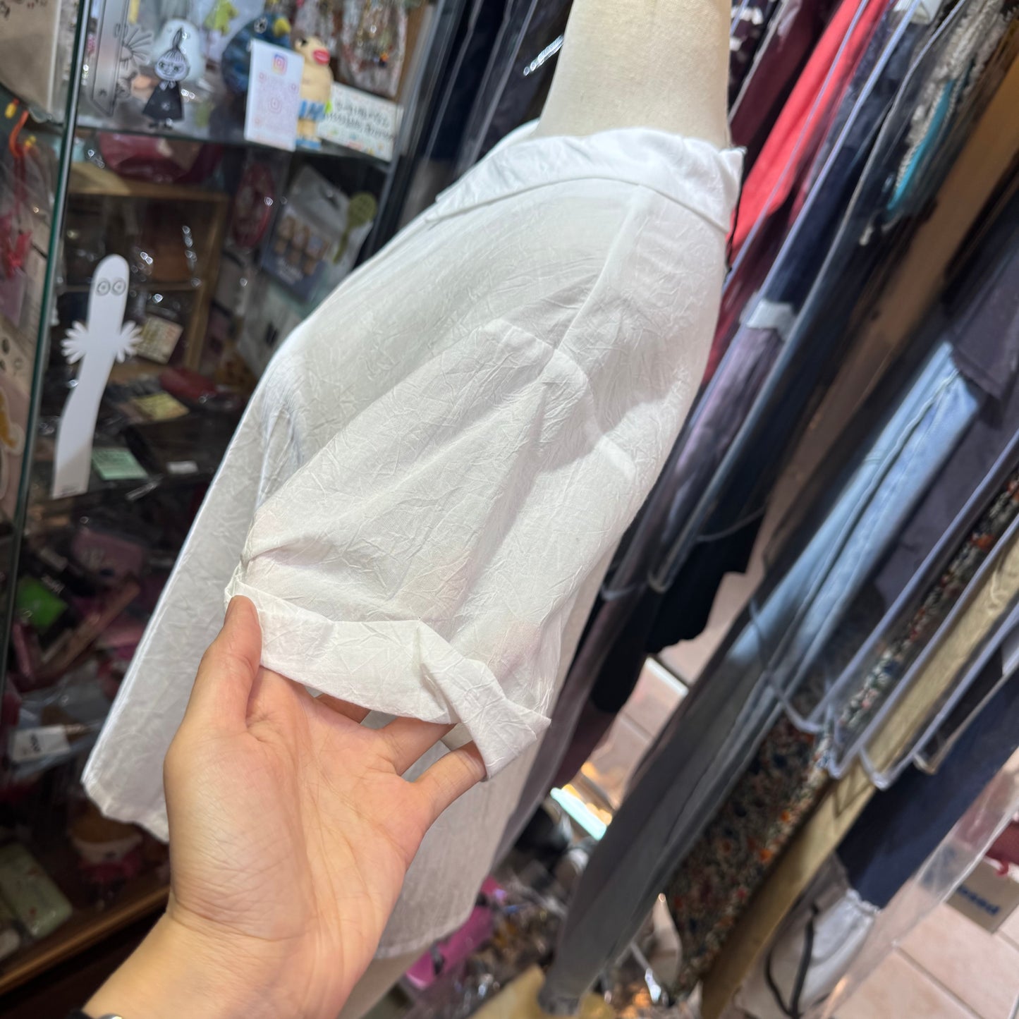 Mizuiro Ind White Shirt, made in Japan