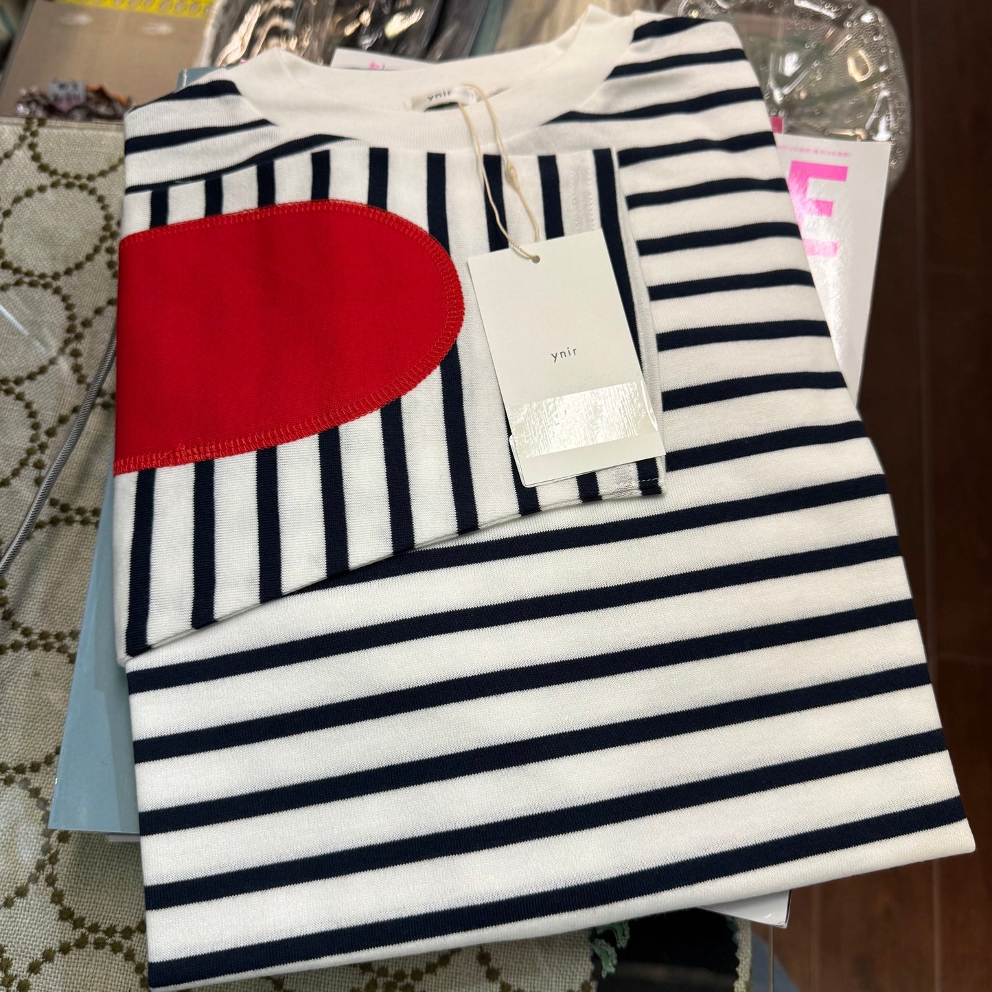 Sale- Ynir Striped T-shirt, 3 Colors, made in Japan