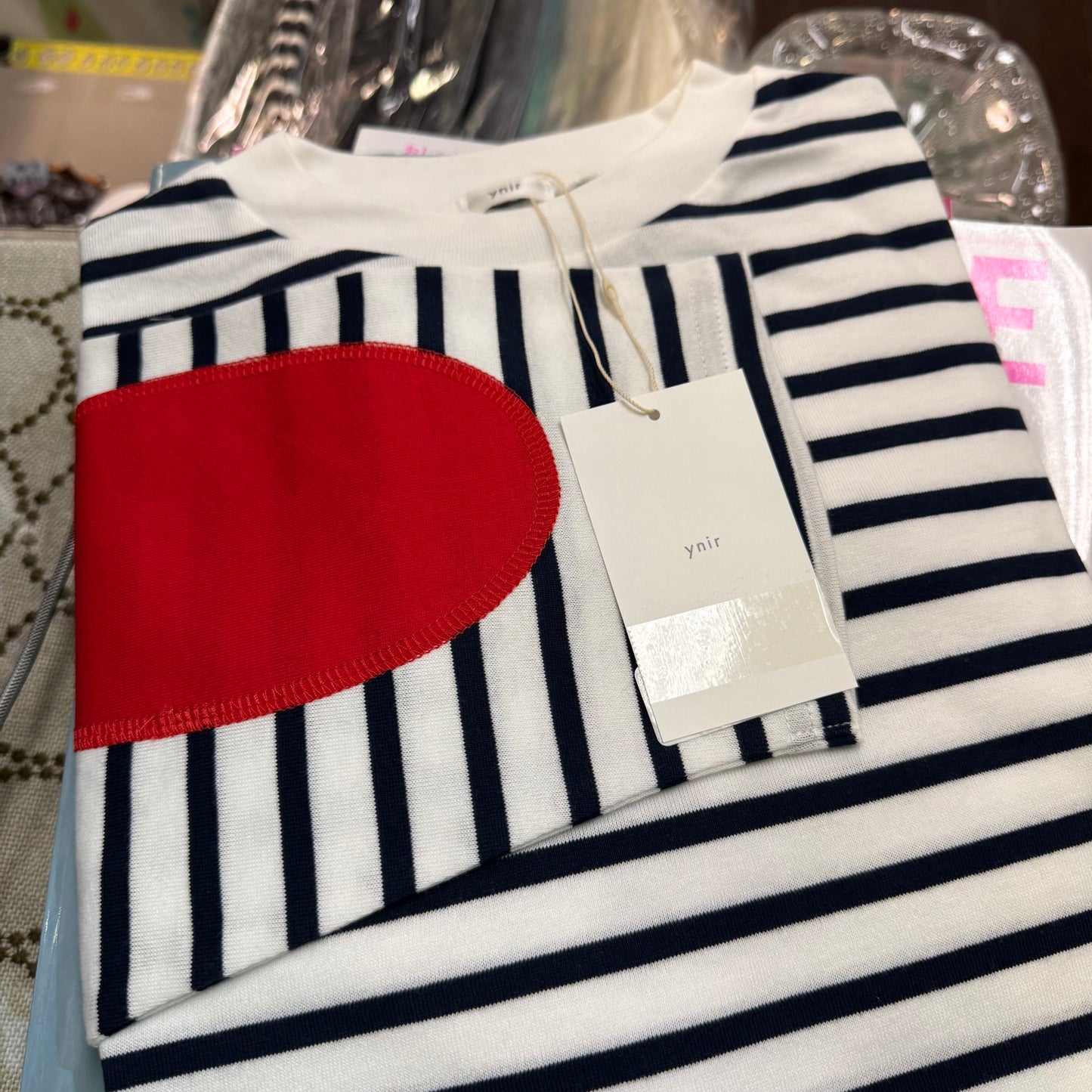 Sale- Ynir Striped T-shirt, 3 Colors, made in Japan