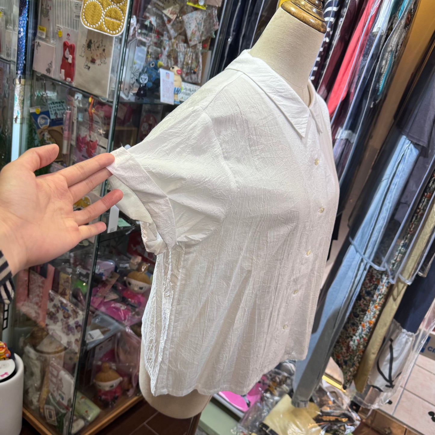 Mizuiro Ind White Shirt, made in Japan
