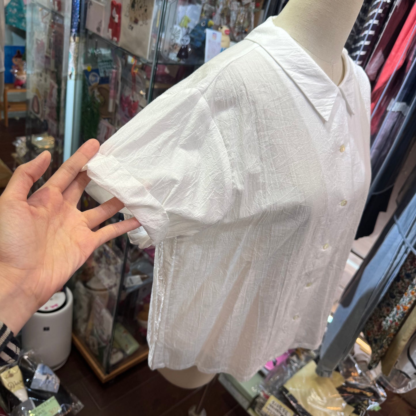 Mizuiro Ind White Shirt, made in Japan
