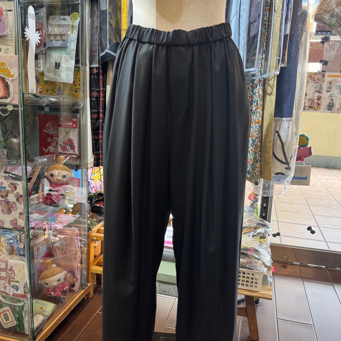 Mizuiro Ind Black Pants, made in Japan
