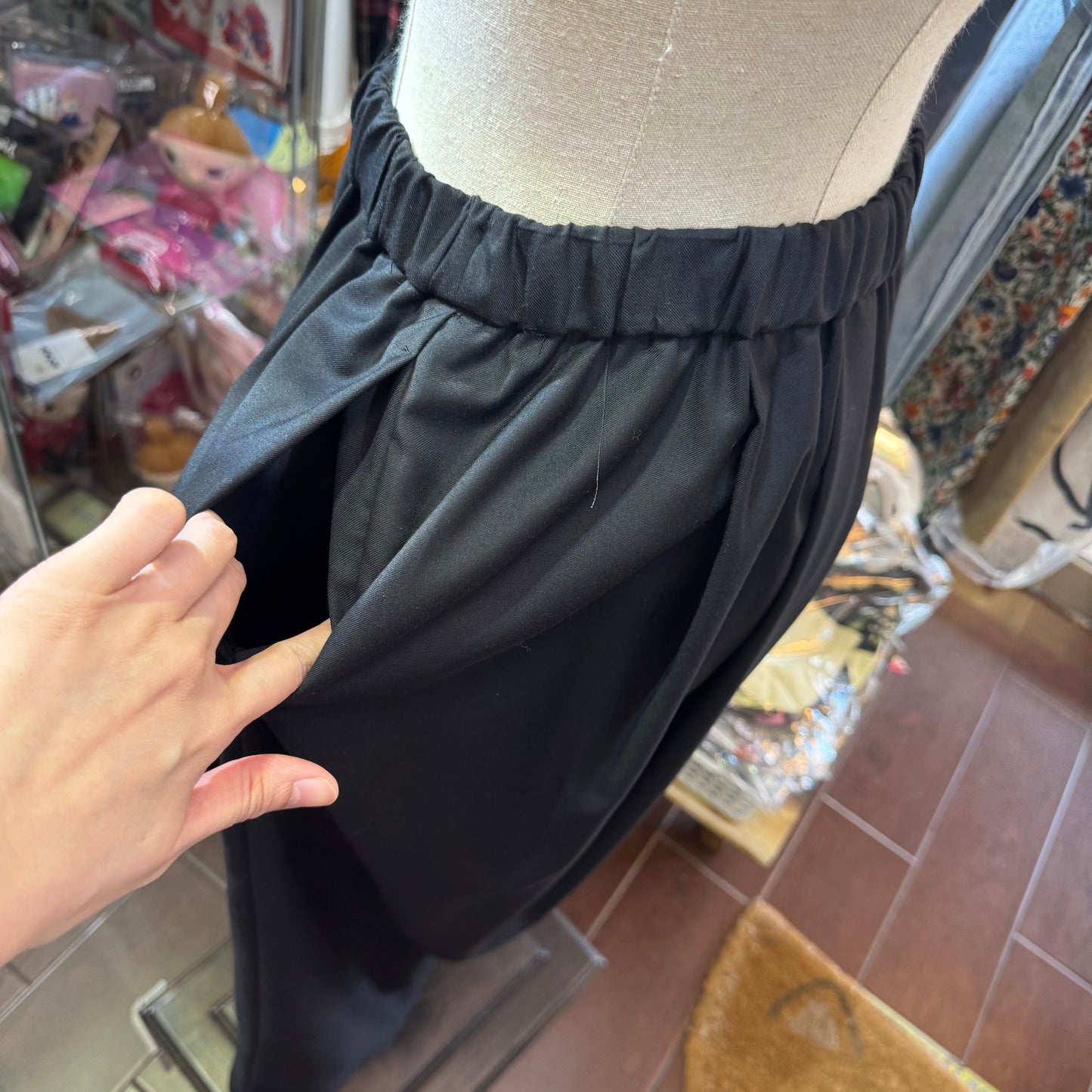 Mizuiro Ind Black Pants, made in Japan