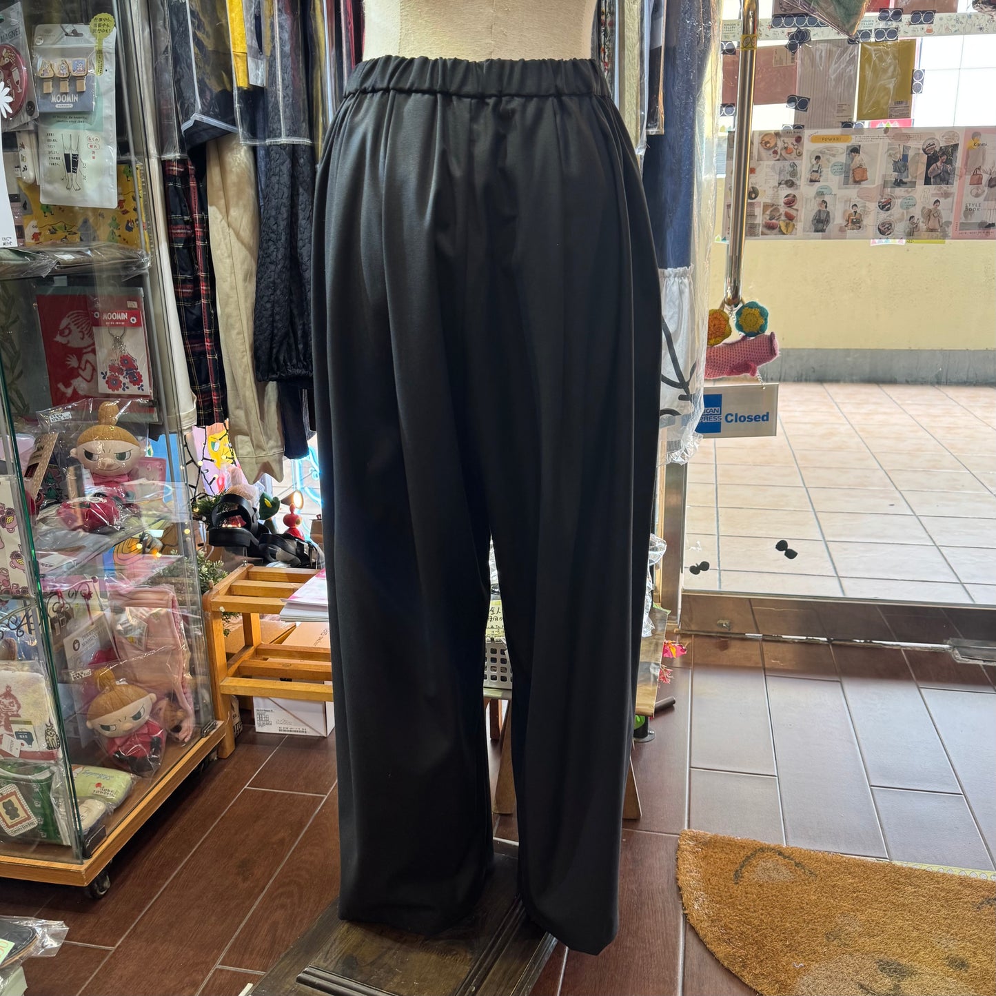 Mizuiro Ind Black Pants, made in Japan