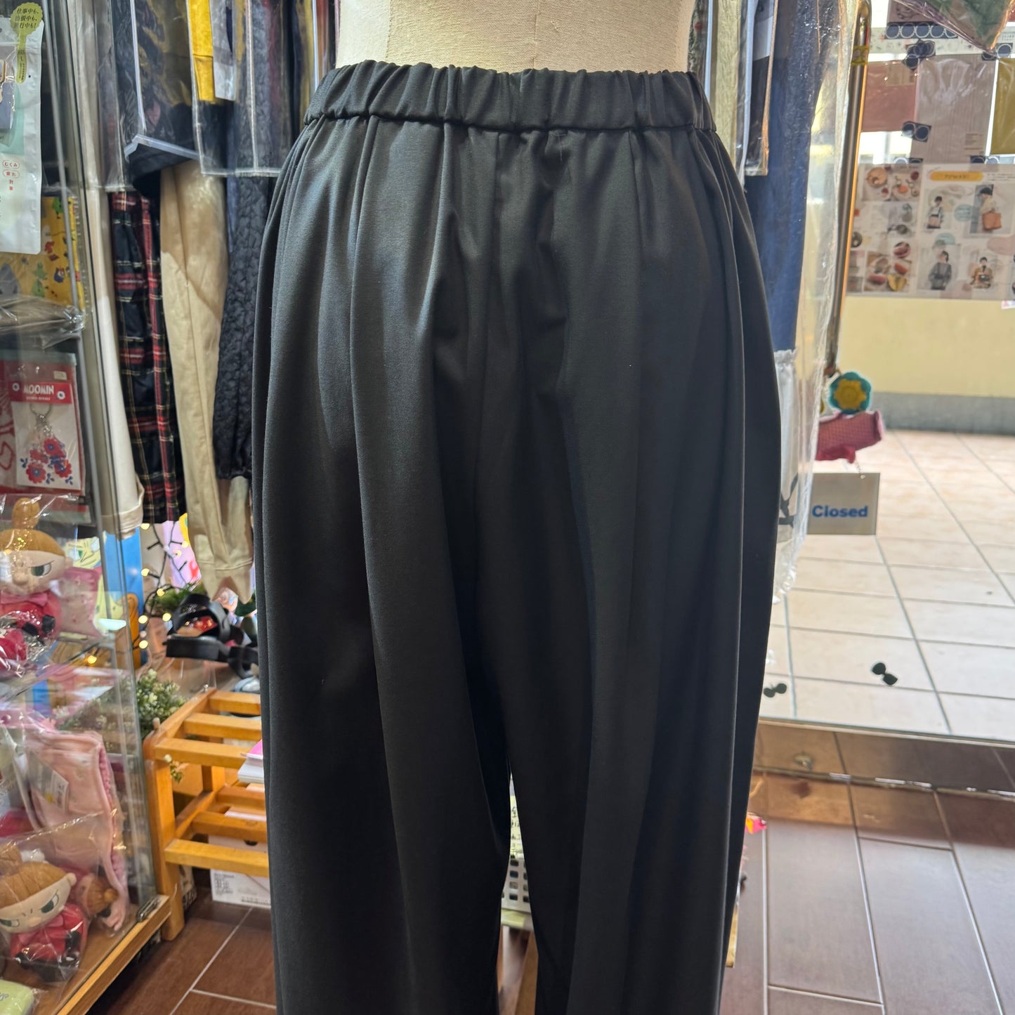 Mizuiro Ind Black Pants, made in Japan