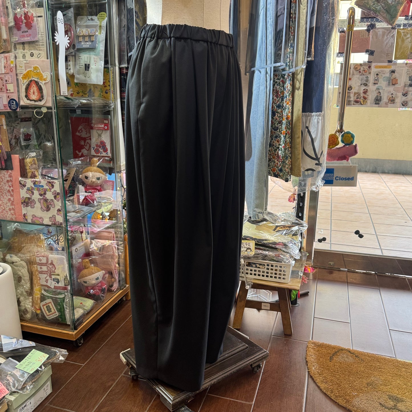 Mizuiro Ind Black Pants, made in Japan