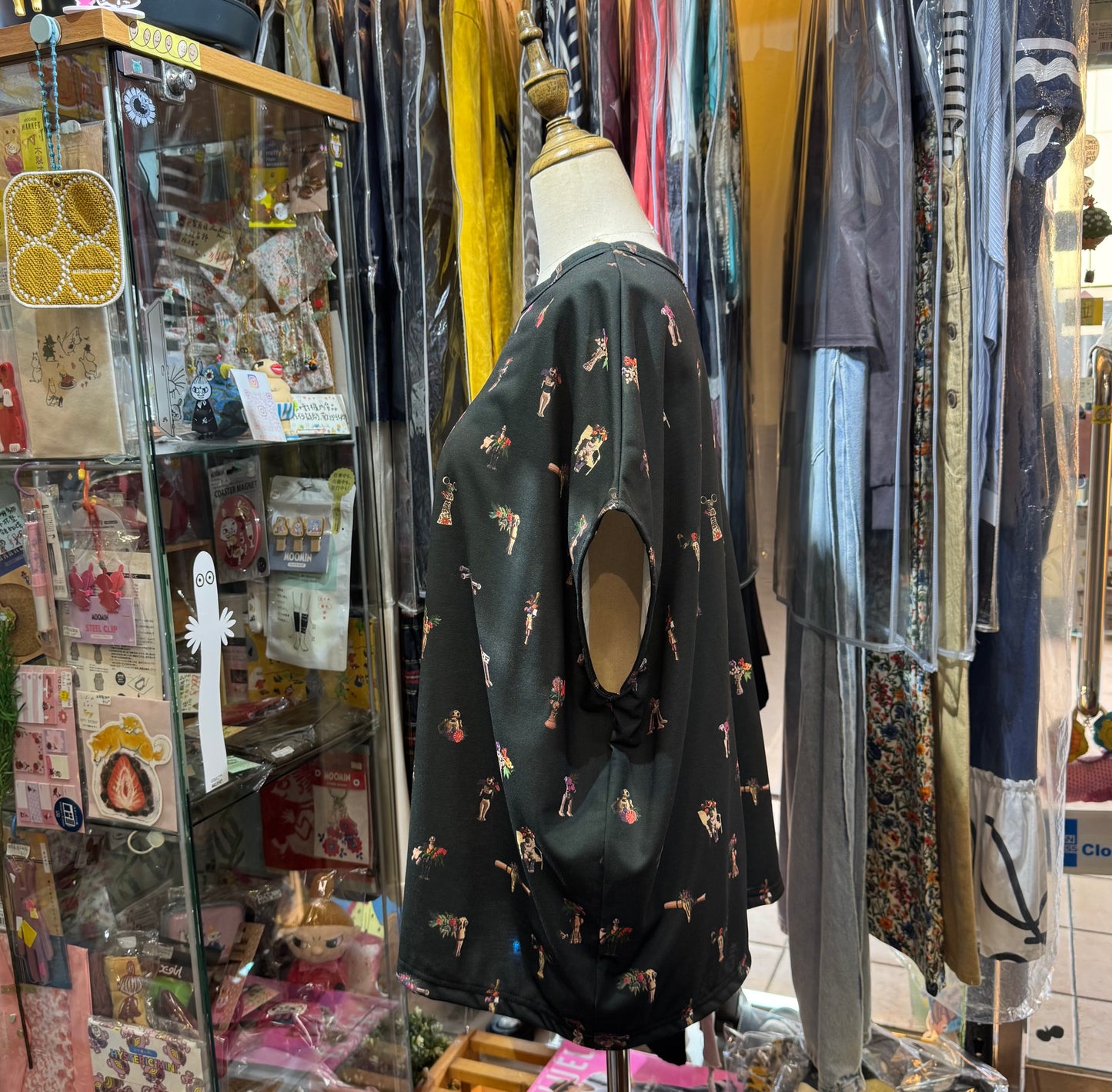 Bedsidedrama Prints Top, size 1, made in Japan