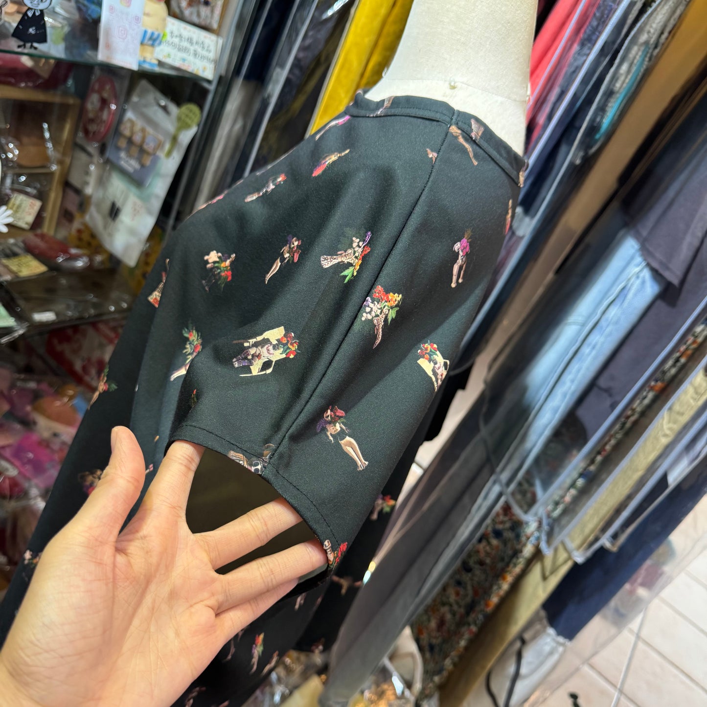 Bedsidedrama Prints Top, size 1, made in Japan