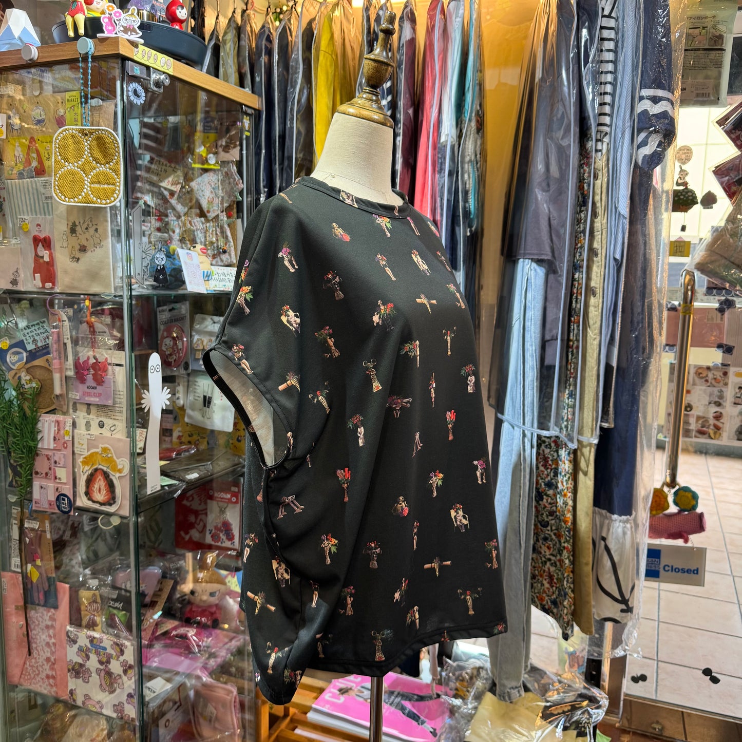 Bedsidedrama Prints Top, size 1, made in Japan
