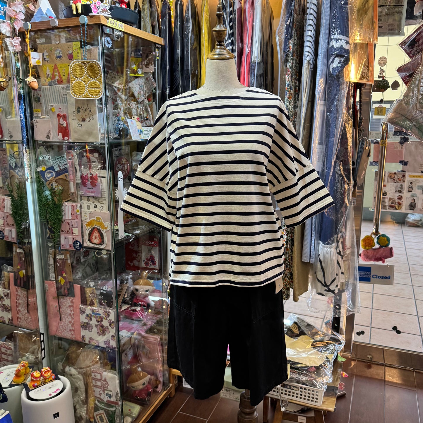Vent d Ouest Striped T-shirt, made in Japan