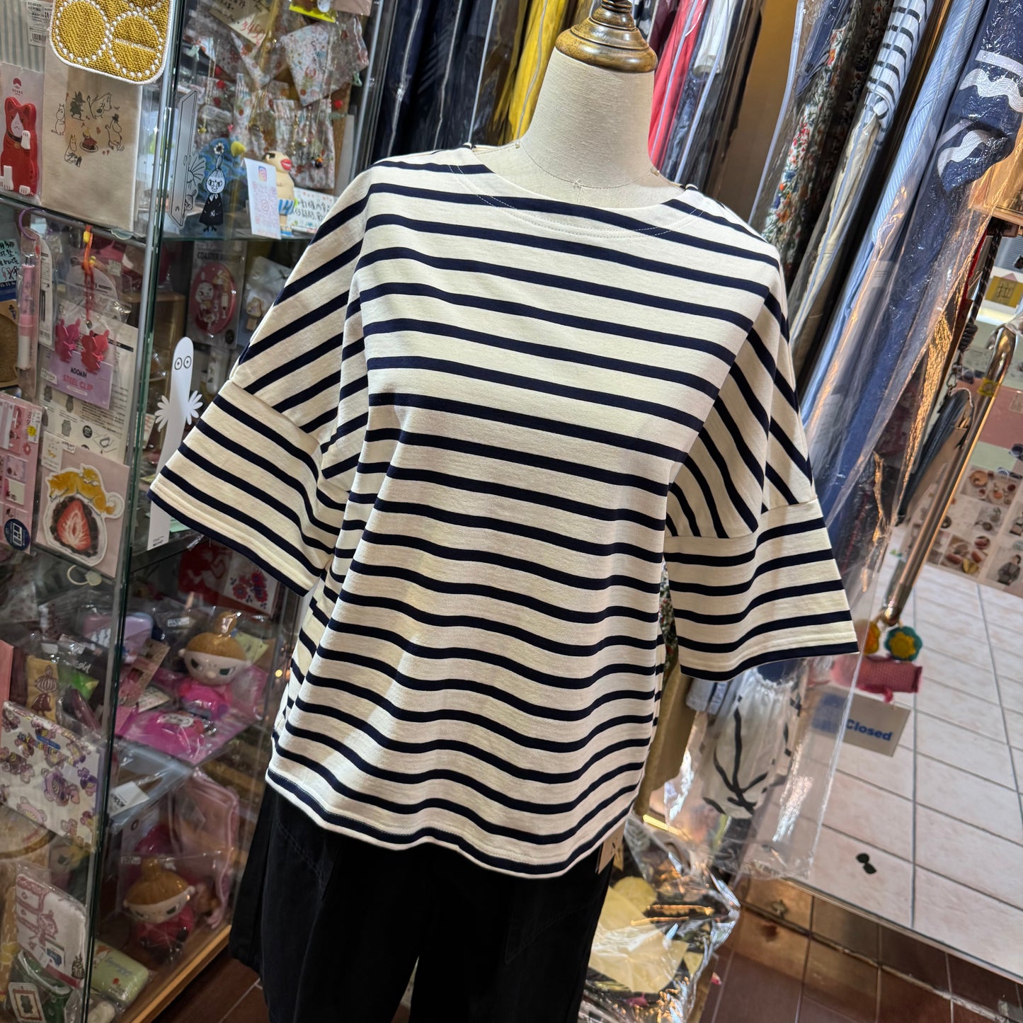 Vent d Ouest Striped T-shirt, made in Japan