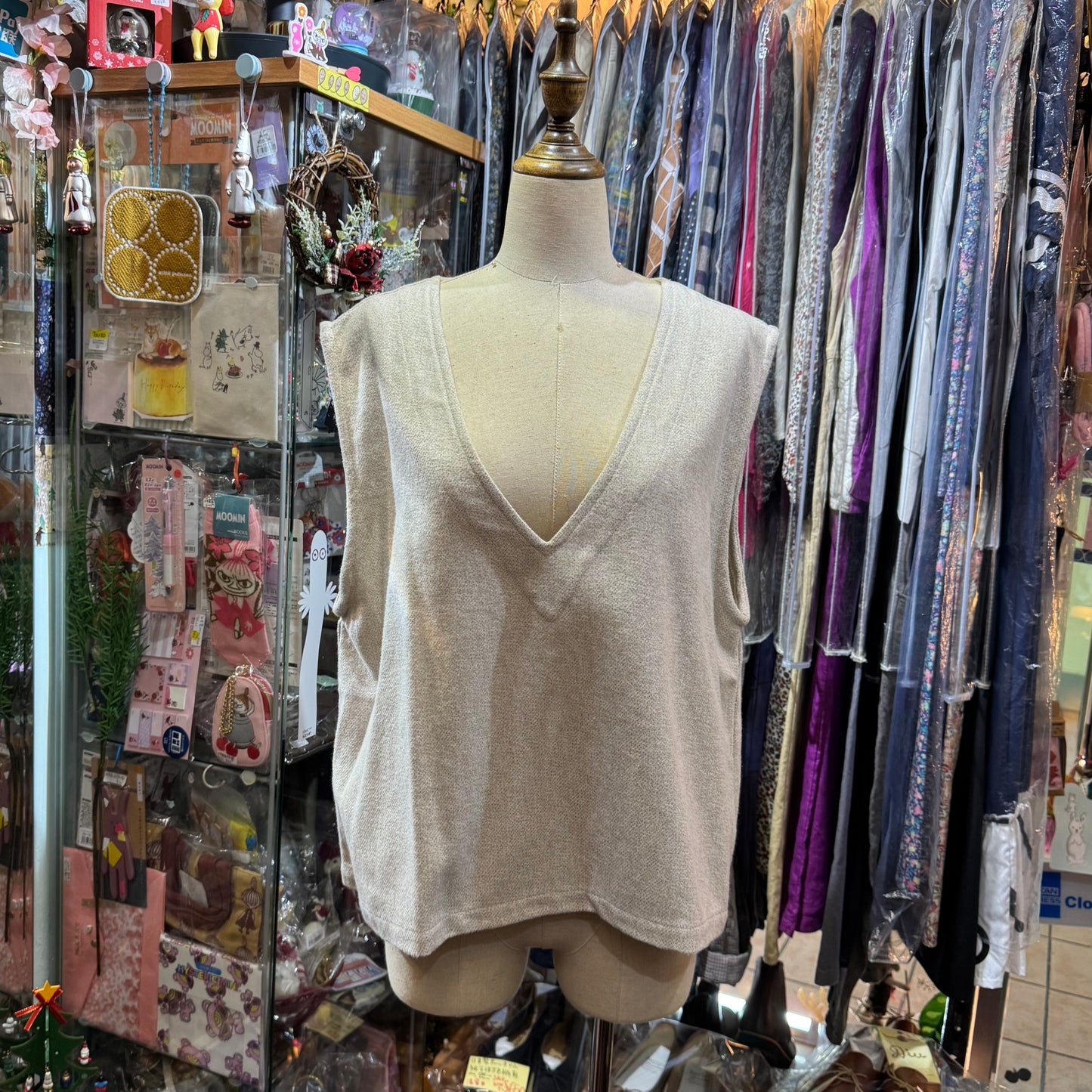 Sale- Ina Ivory Vest, made in Japan