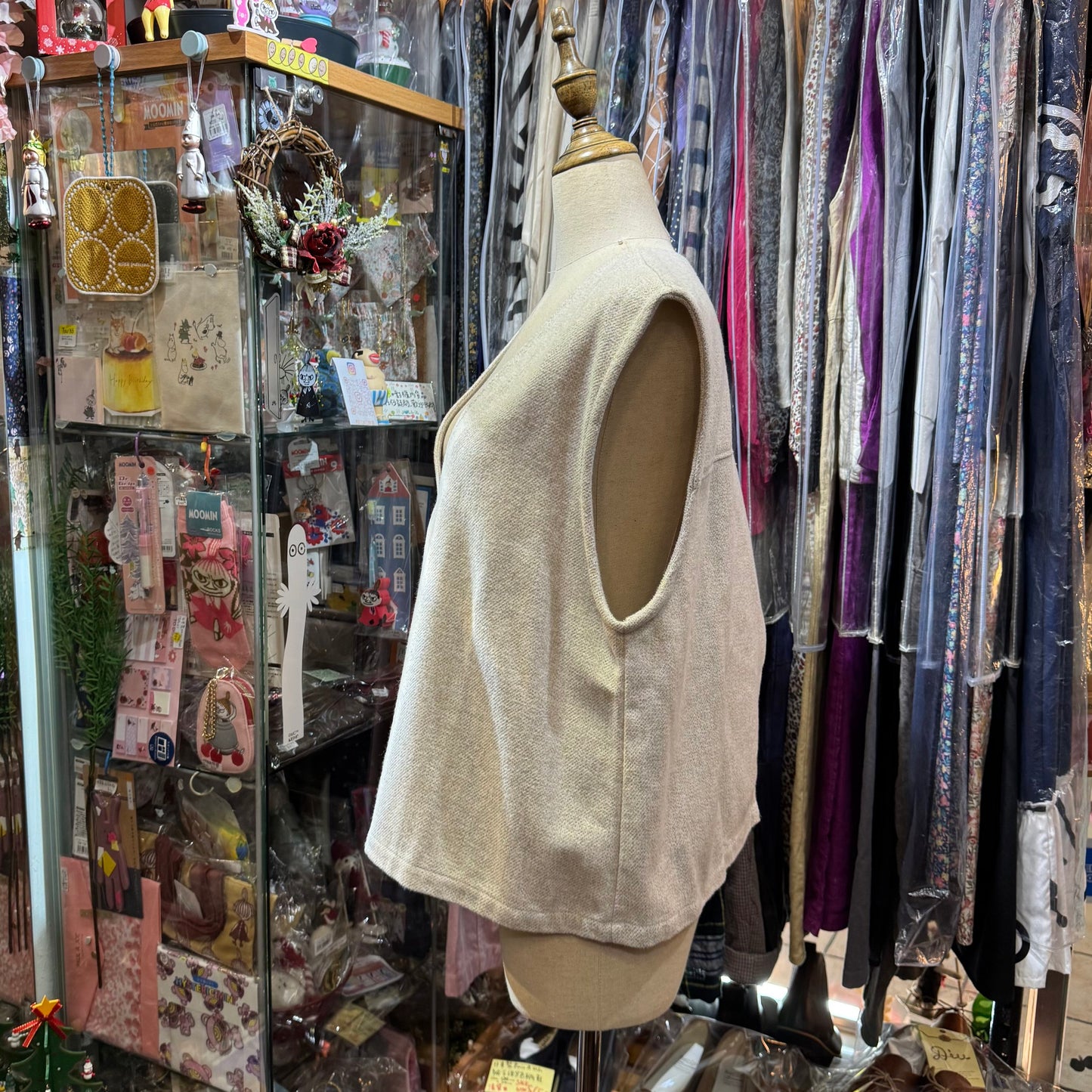Sale- Ina Ivory Vest, made in Japan