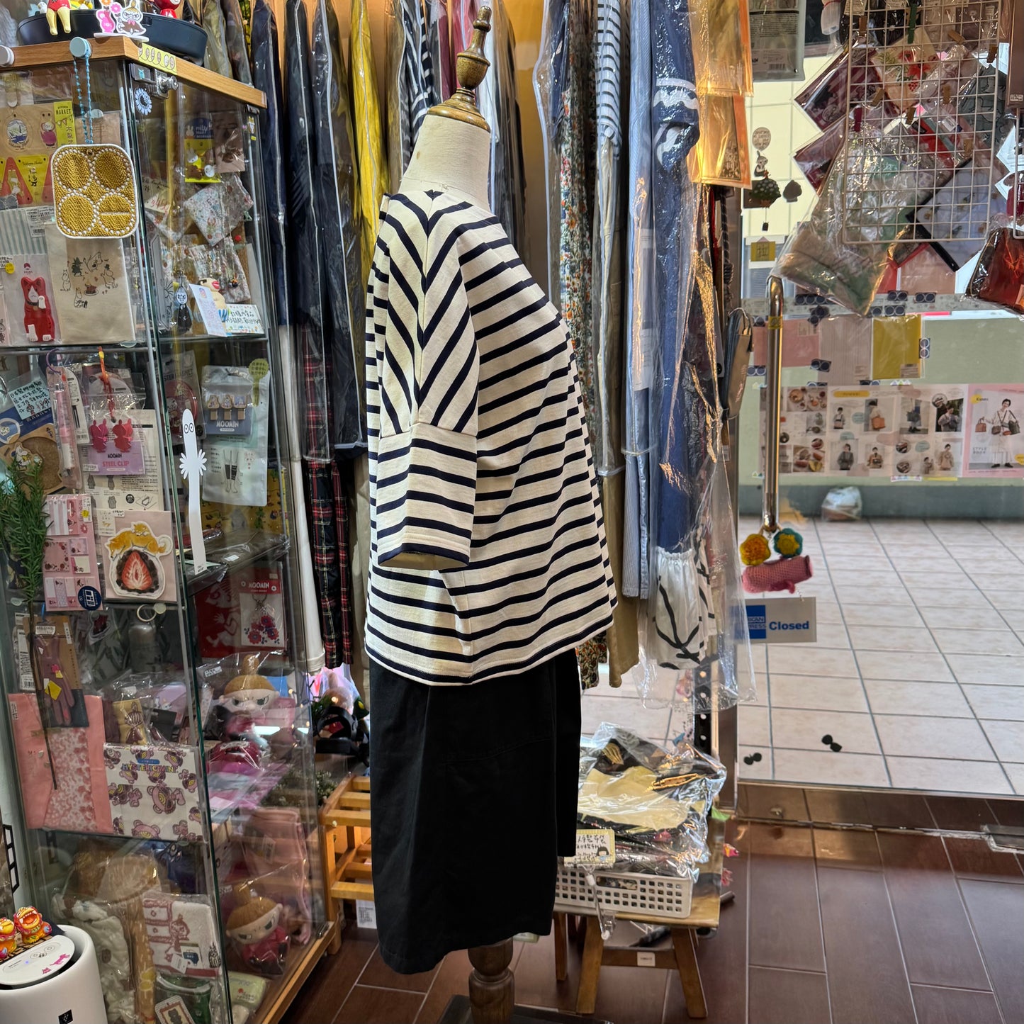 Vent d Ouest Striped T-shirt, made in Japan