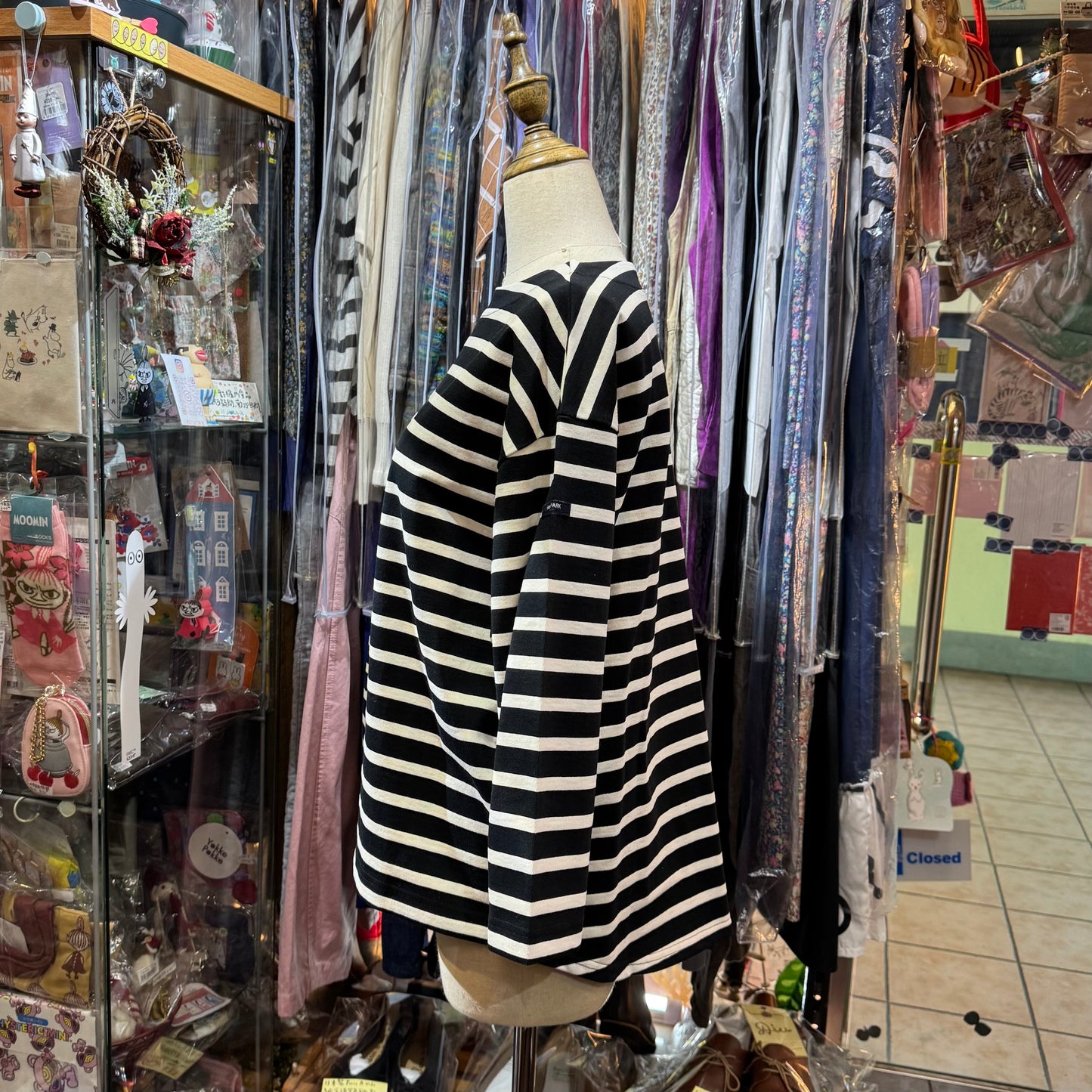 Grandpark Striped T-shirt, 2 Colors, Size 38(M), made in Japan