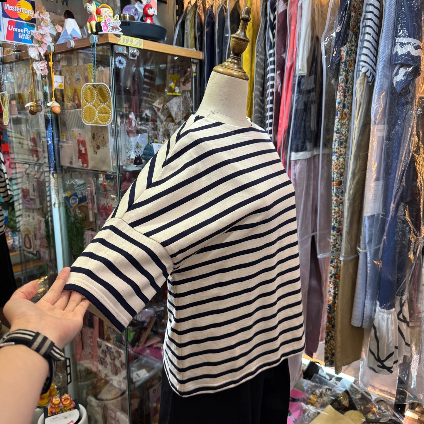 Vent d Ouest Striped T-shirt, made in Japan