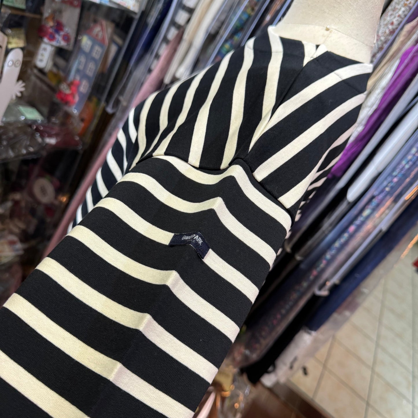 Grandpark Striped T-shirt, 2 Colors, Size 38(M), made in Japan