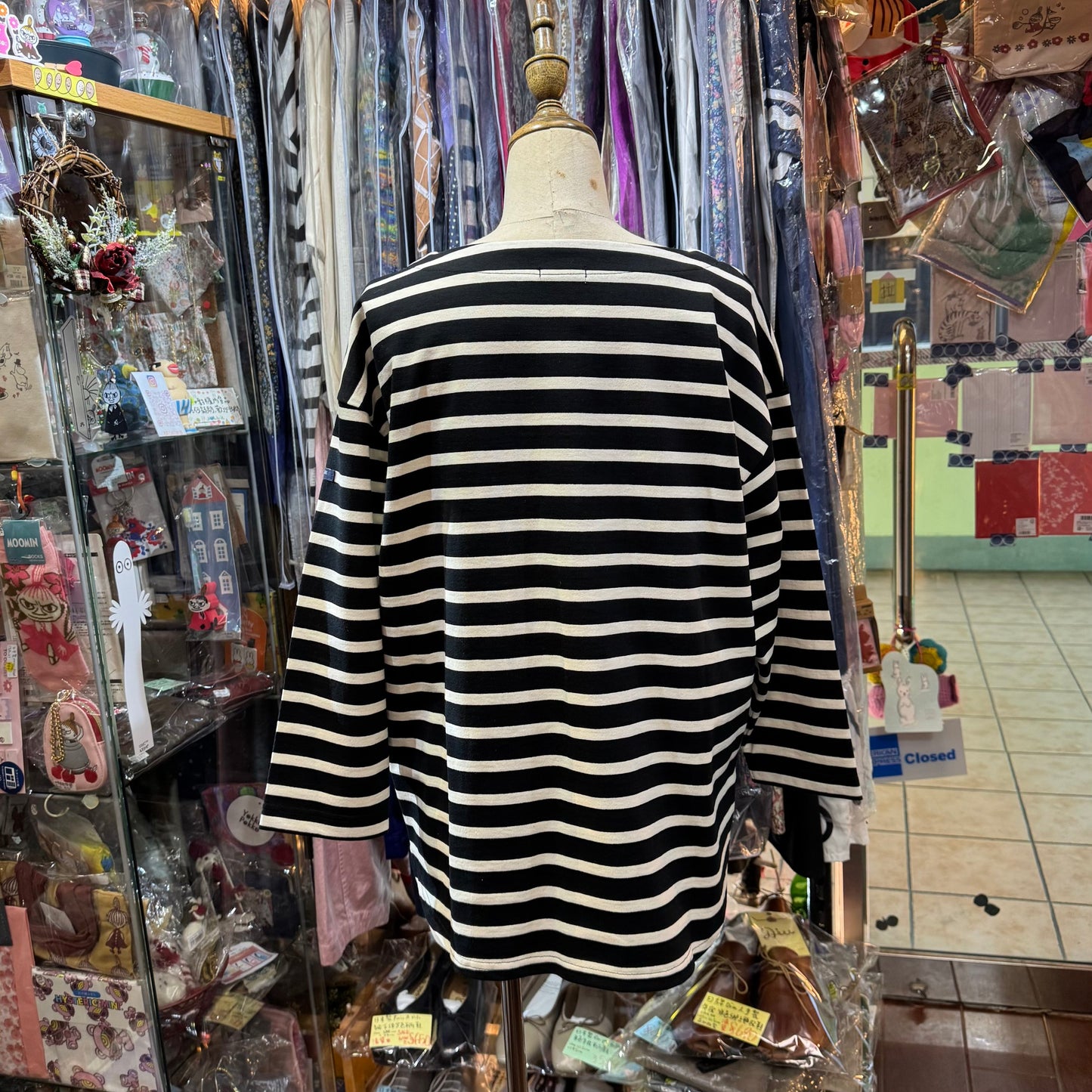 Grandpark Striped T-shirt, 2 Colors, Size 38(M), made in Japan