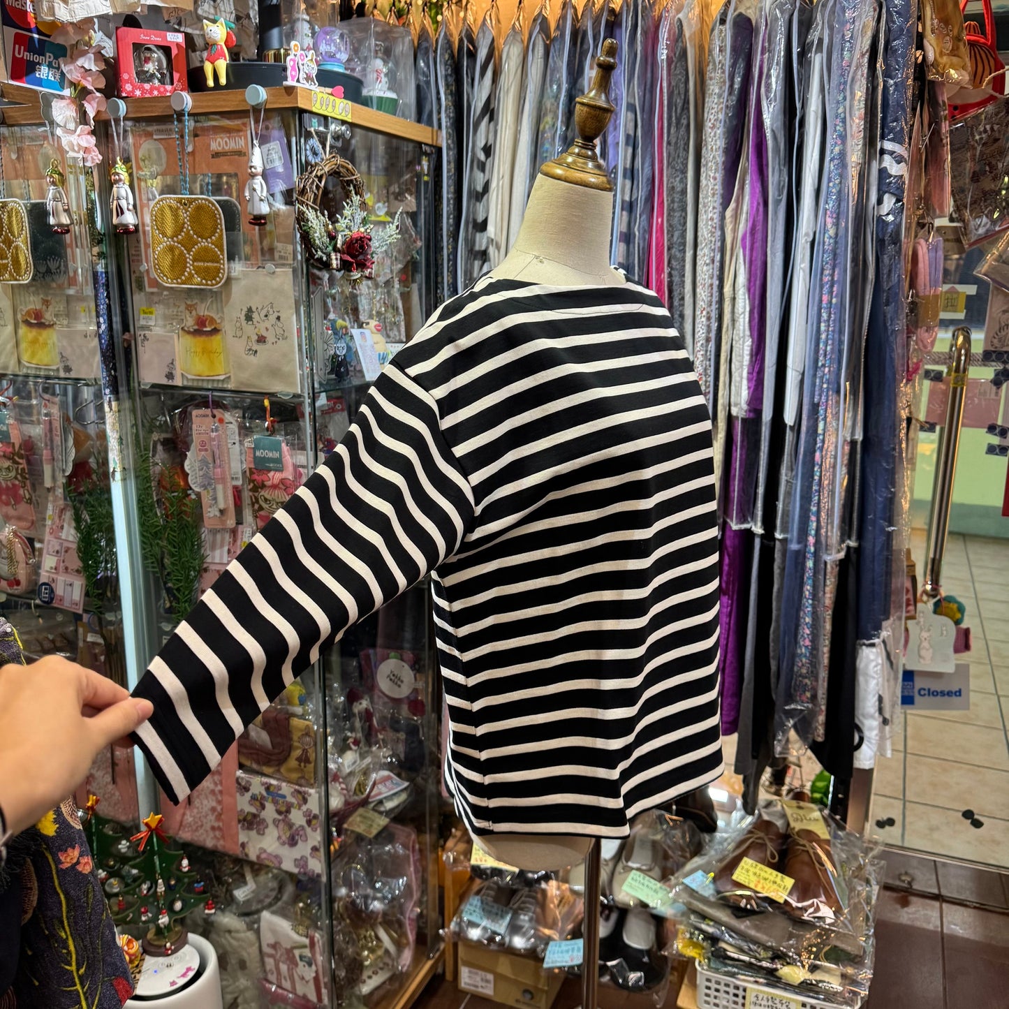 Grandpark Striped T-shirt, 2 Colors, Size 38(M), made in Japan