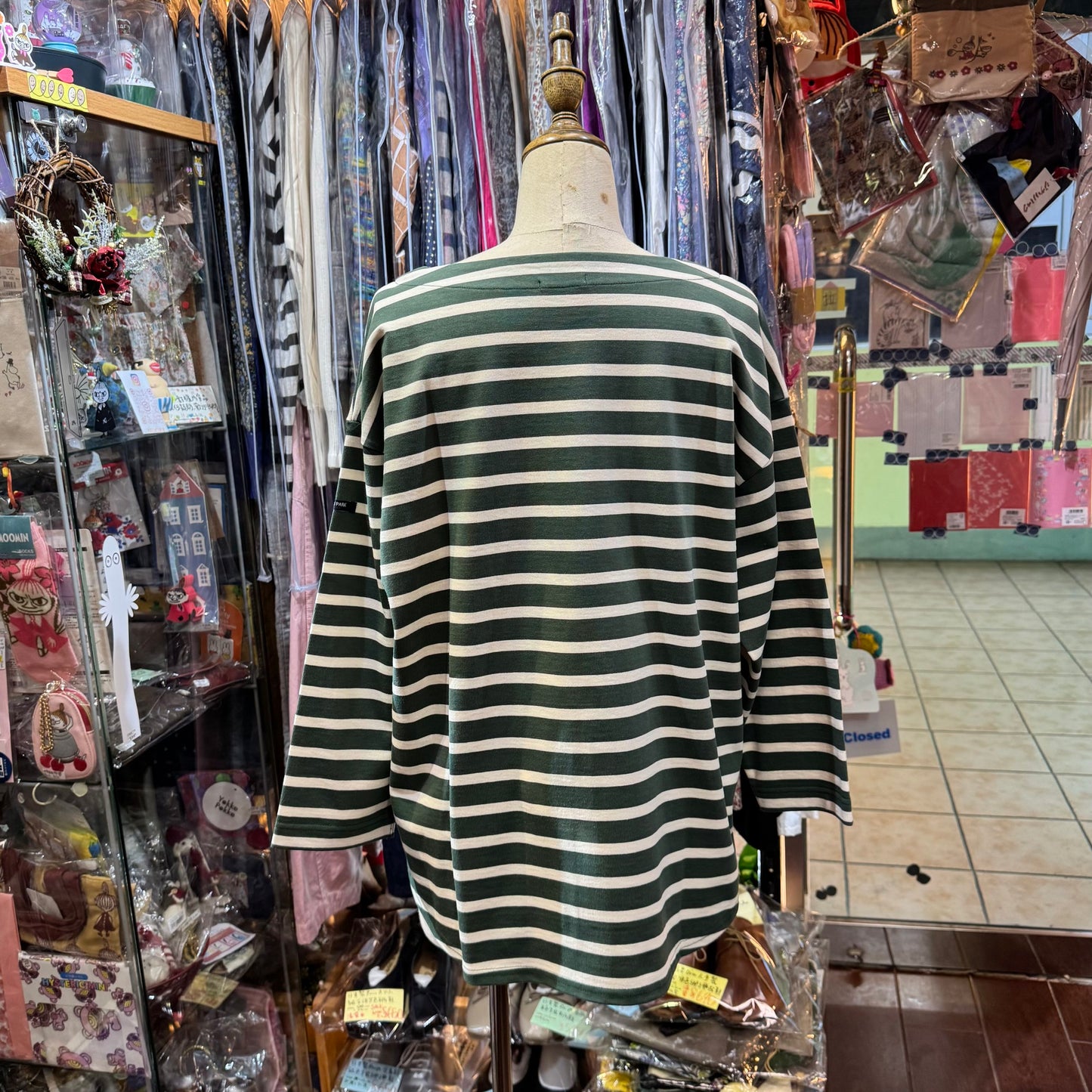 Grandpark Striped T-shirt, 2 Colors, Size 38(M), made in Japan