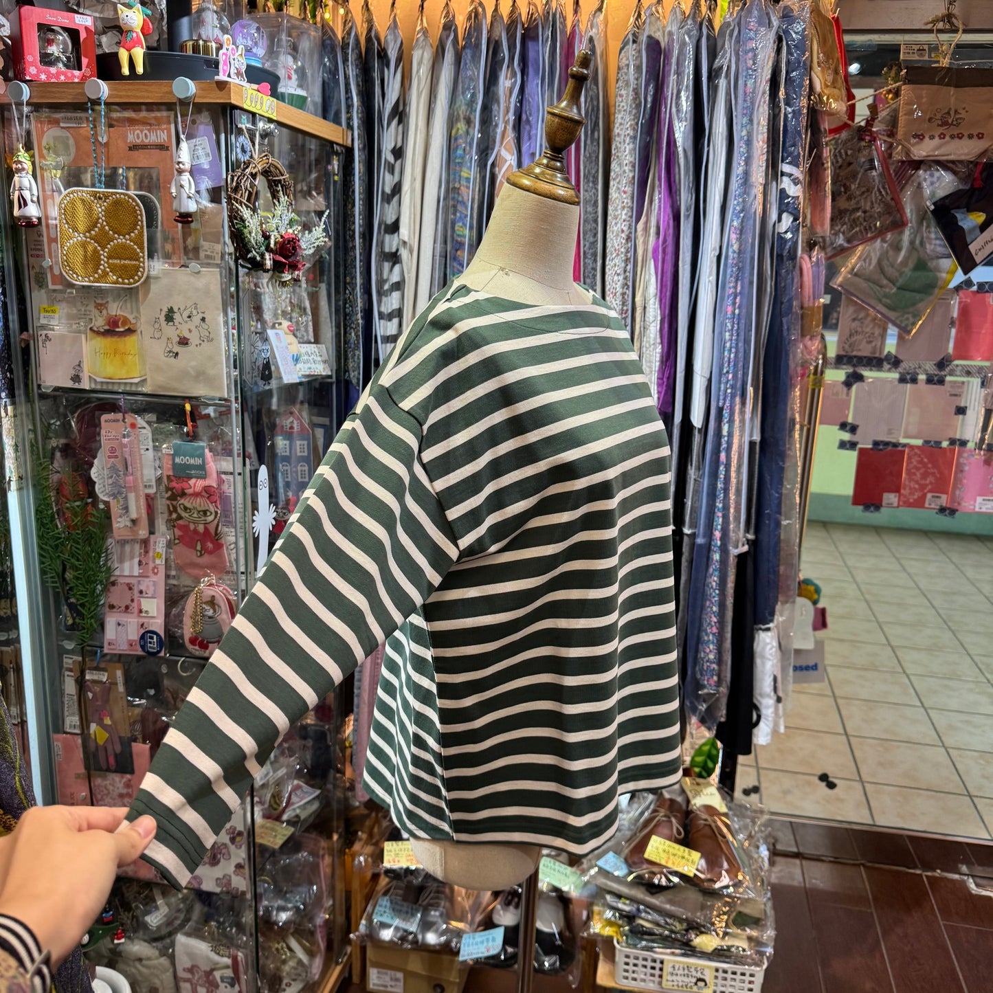 Grandpark Striped T-shirt, 2 Colors, Size 38(M), made in Japan