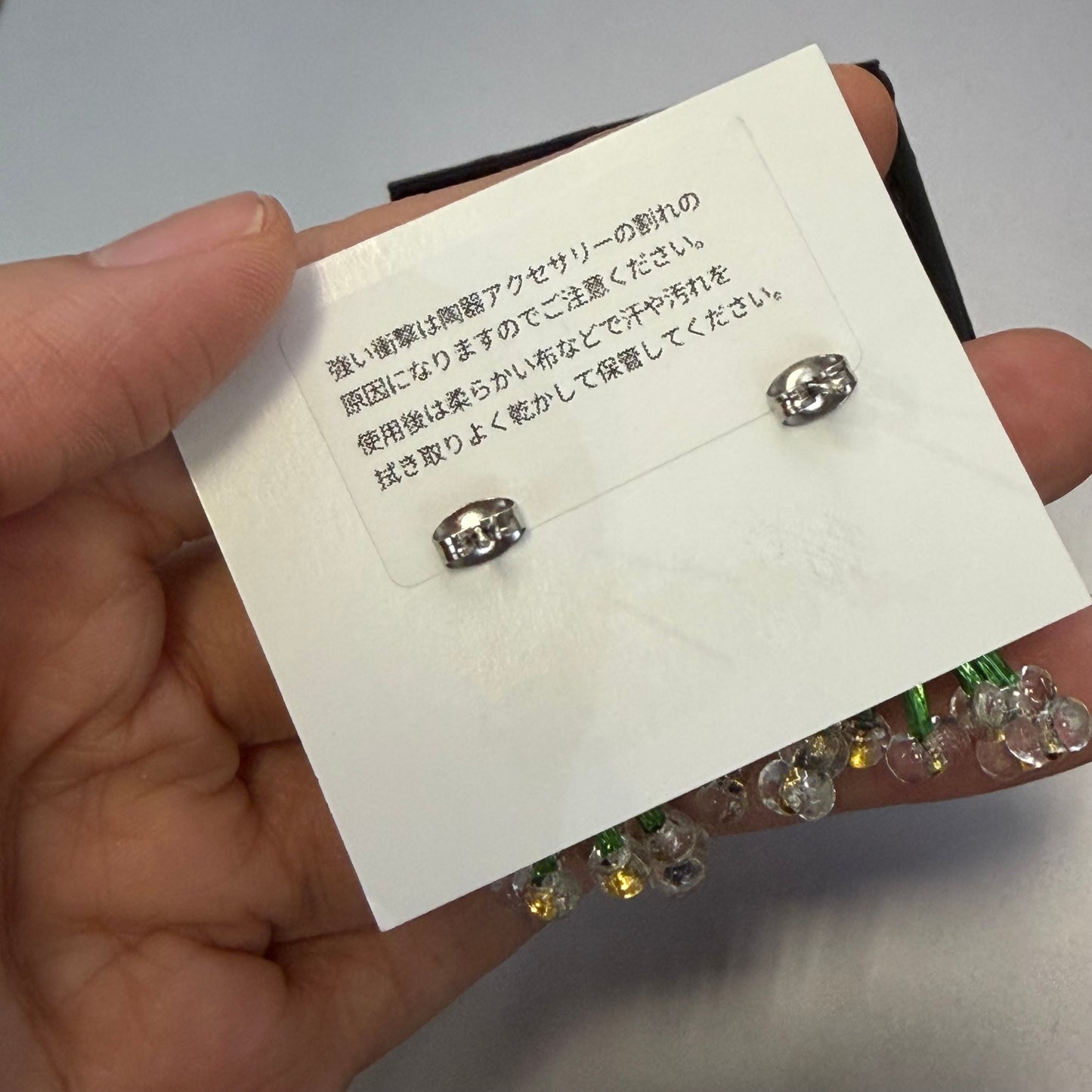 ARC Ceramic Earrings, handmade in Japan