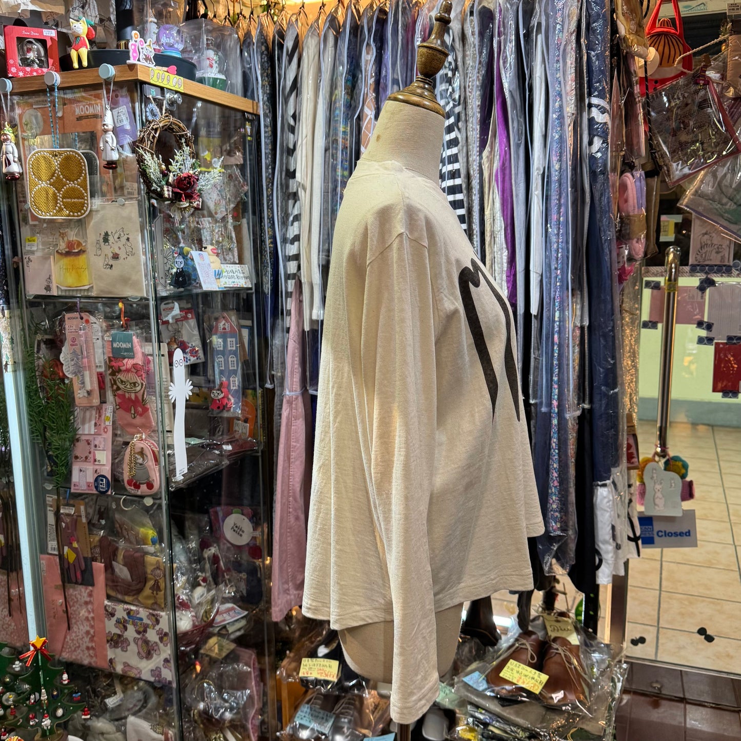 Sale- Tumugu MYSIG Ivory T-shirt, mde in Japan