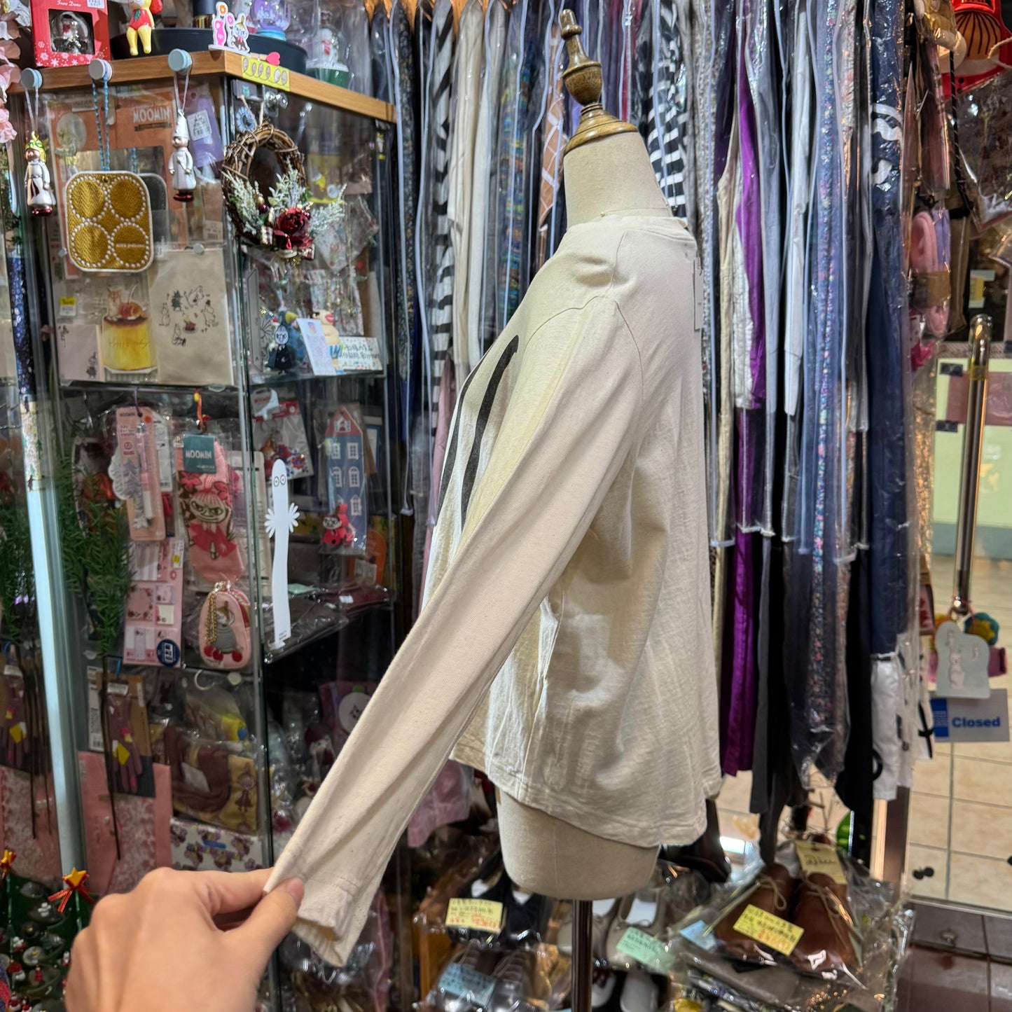 Sale- Tumugu MYSIG Ivory T-shirt, mde in Japan