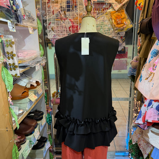Sono UV Cut Black Vest Outer, made in Japan