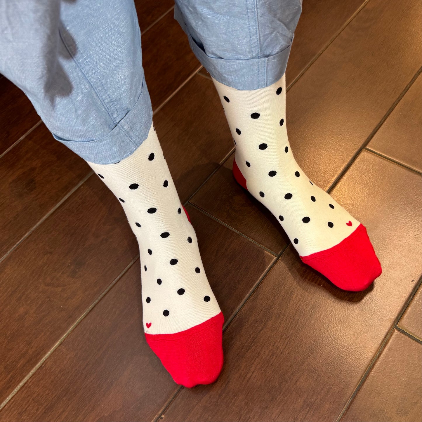 Pont de Chalons Polka Socks, 3 Colors, made in Japan