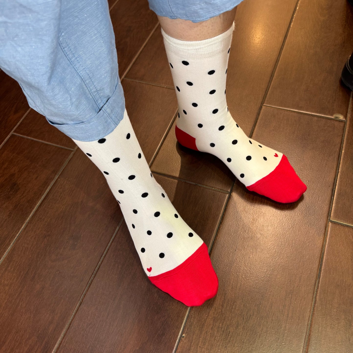 Pont de Chalons Polka Socks, 3 Colors, made in Japan