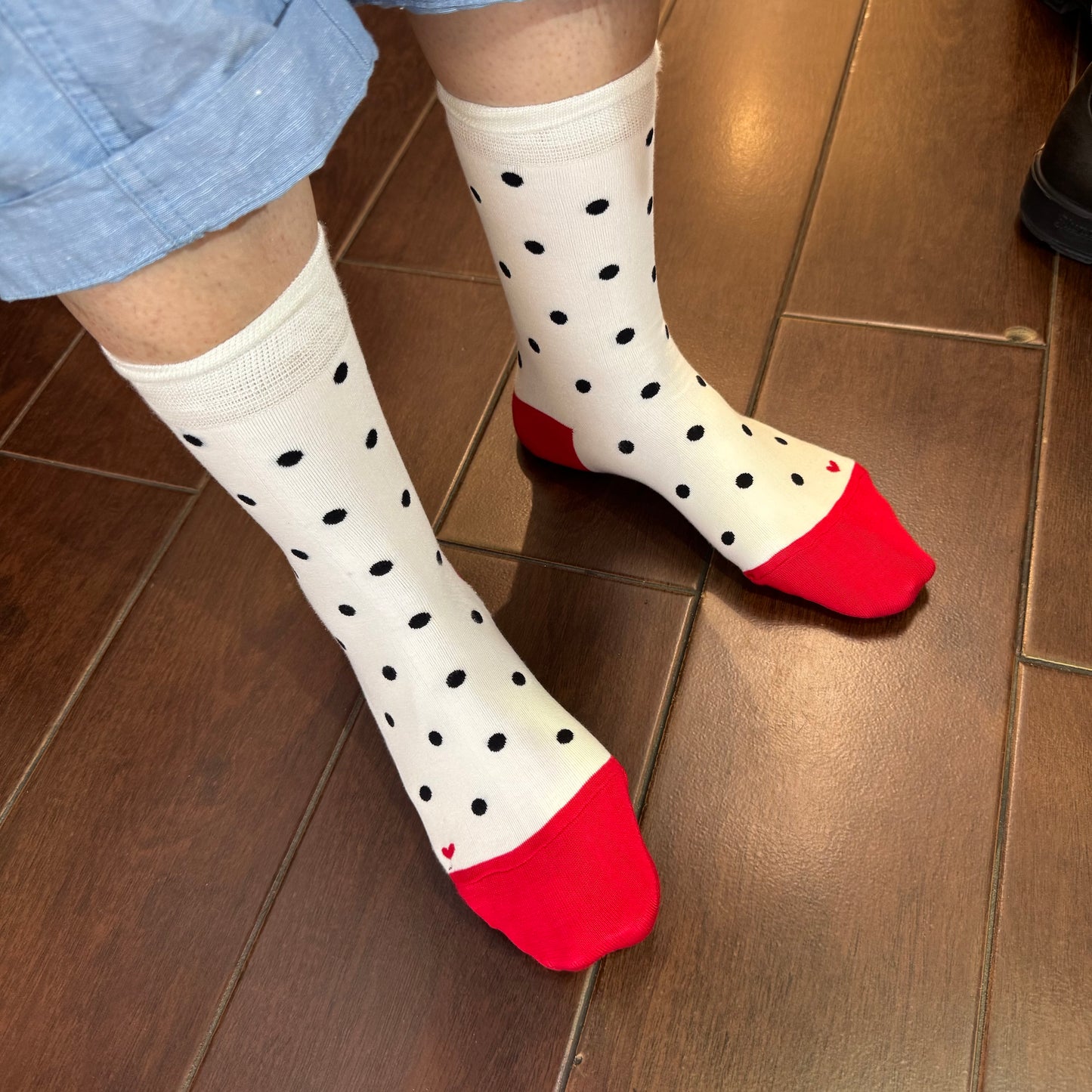 Pont de Chalons Polka Socks, 3 Colors, made in Japan