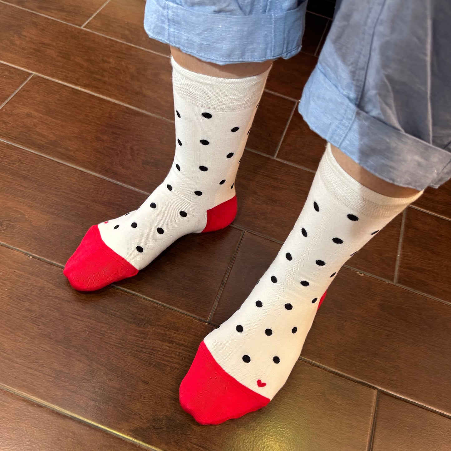 Pont de Chalons Polka Socks, 3 Colors, made in Japan