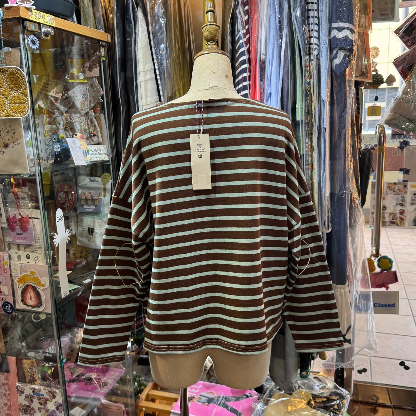 Pont de Chalons Striped Heart T-shirt, 2 Colors